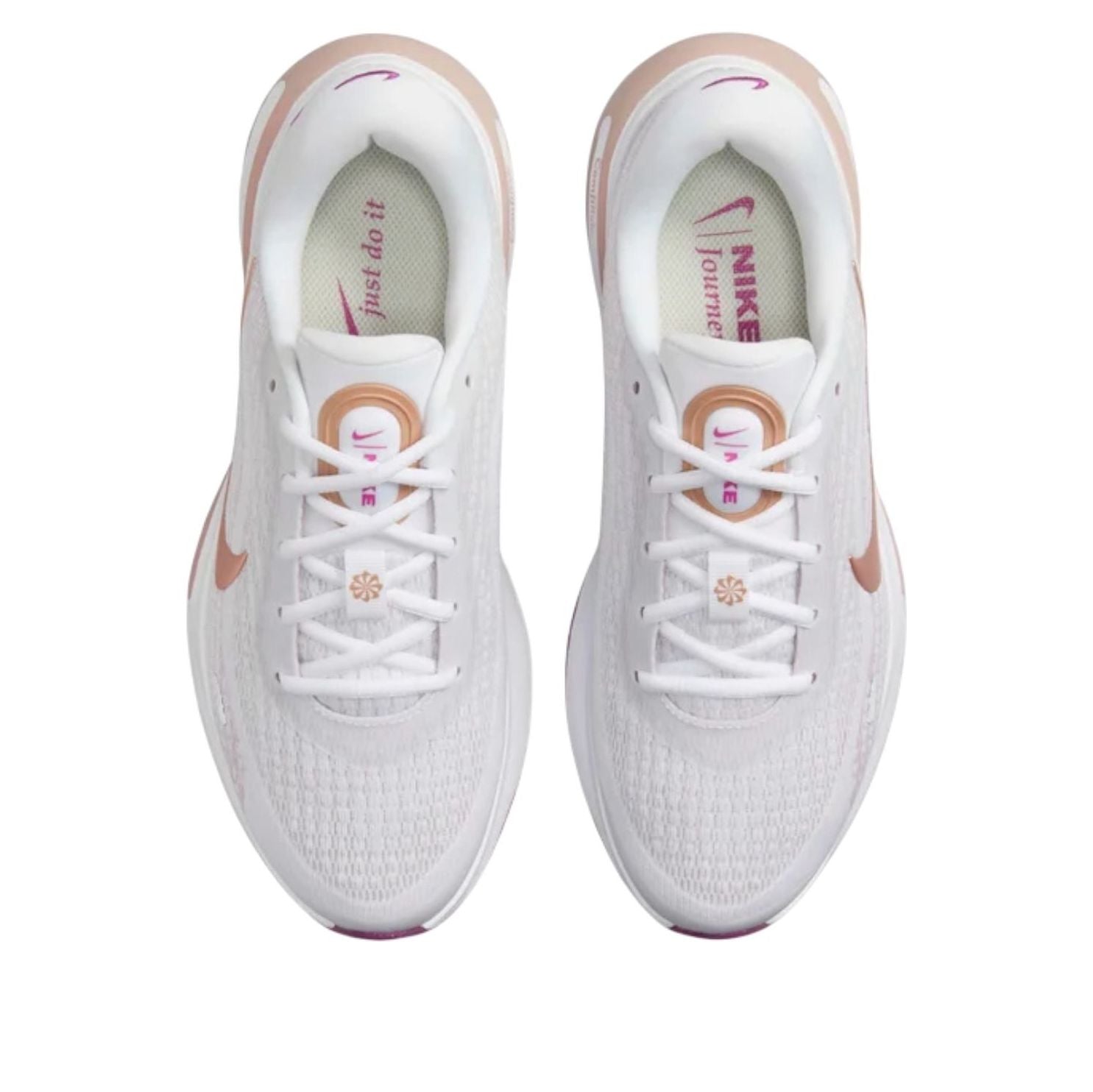 (WMNS) Nike Journey Run 'White Hot Fuchsia Platinum Violet' FJ7765-108