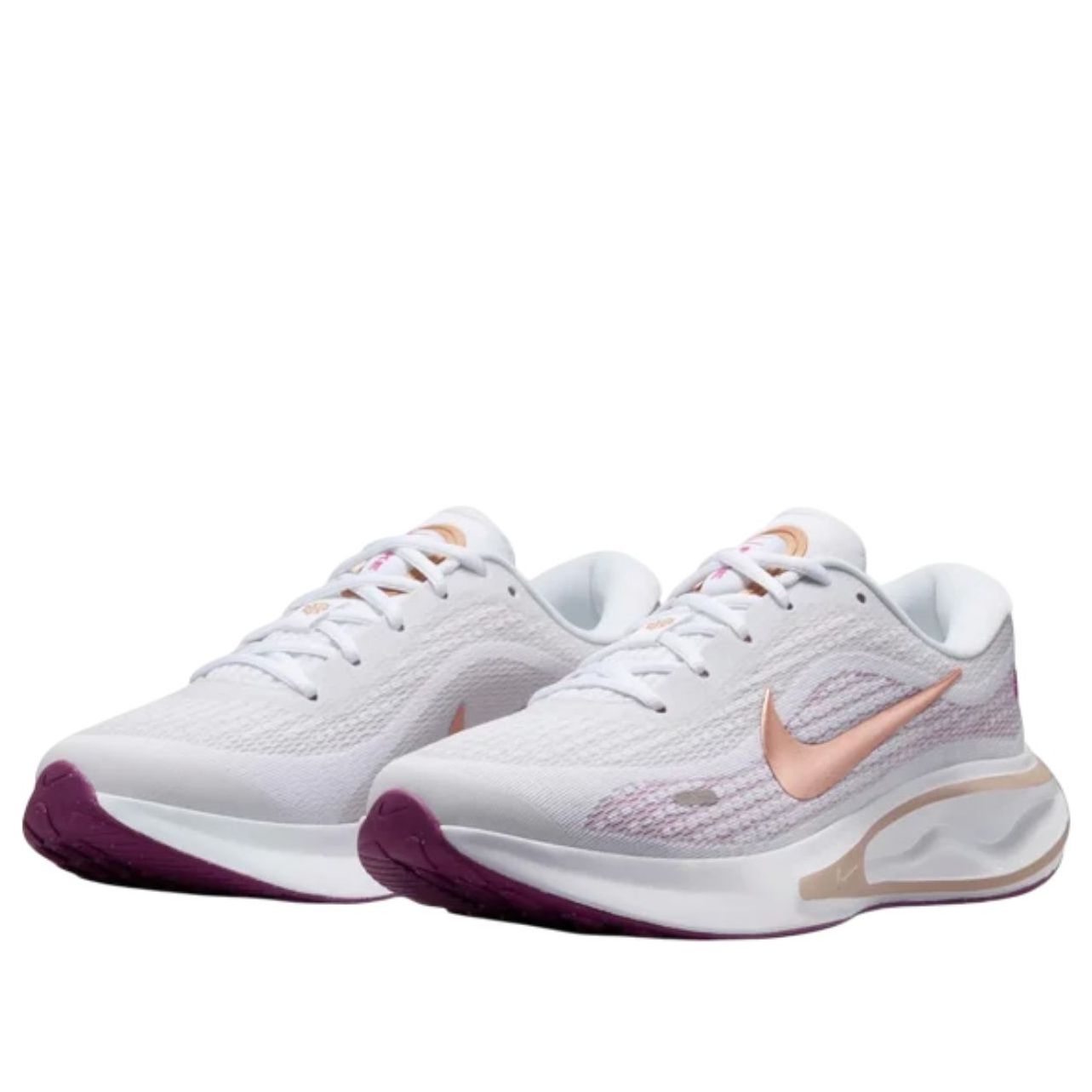 (WMNS) Nike Journey Run 'White Hot Fuchsia Platinum Violet' FJ7765-108