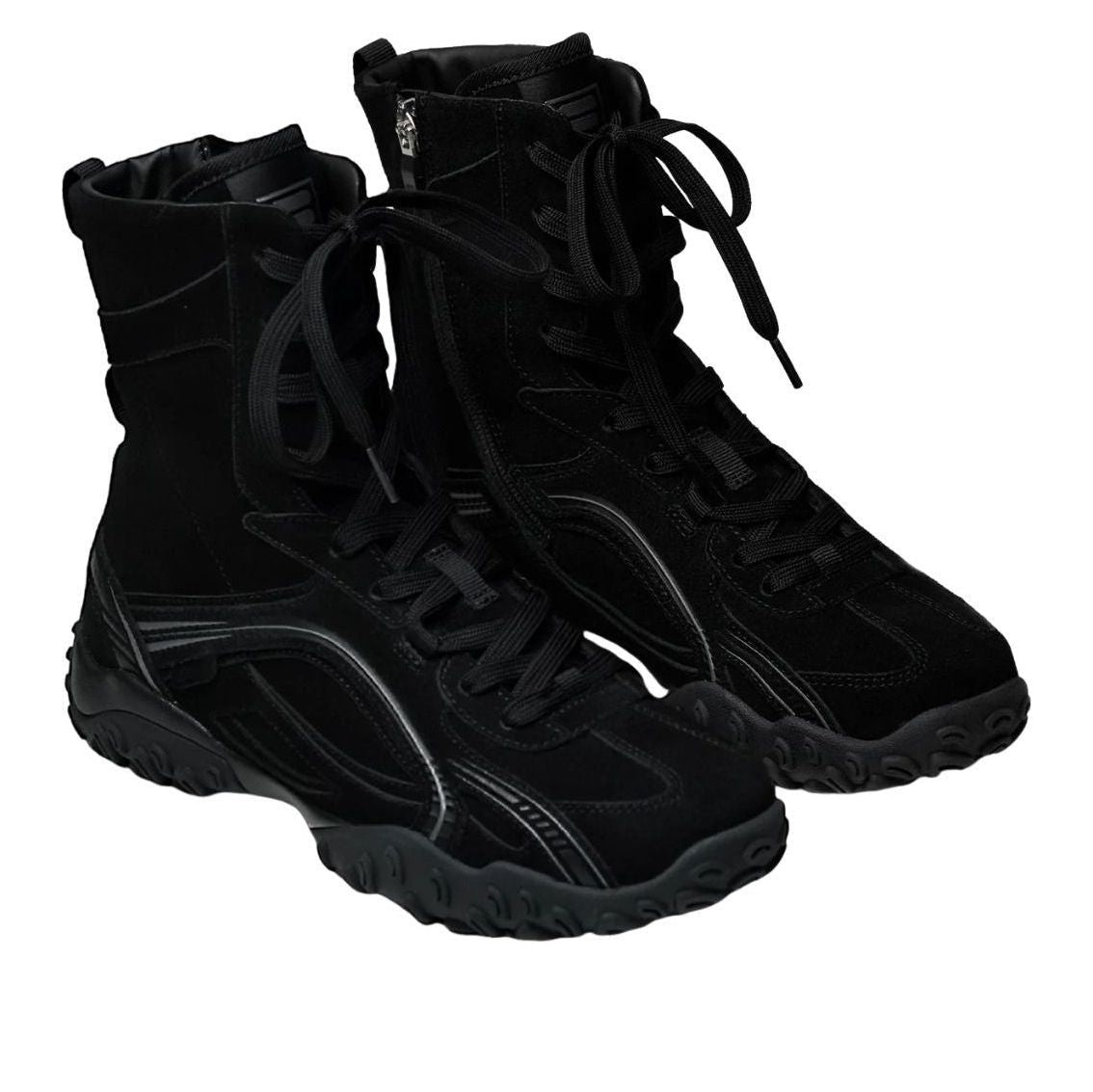 (WMNS) FILA x Han So-Hee Echappe Mid Premium 'Black' FS253OD03X042001
