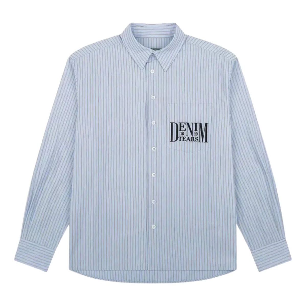 Denim Tears Dt Festival Button Up Shirt 'Light Blue' FW24TWL0031
