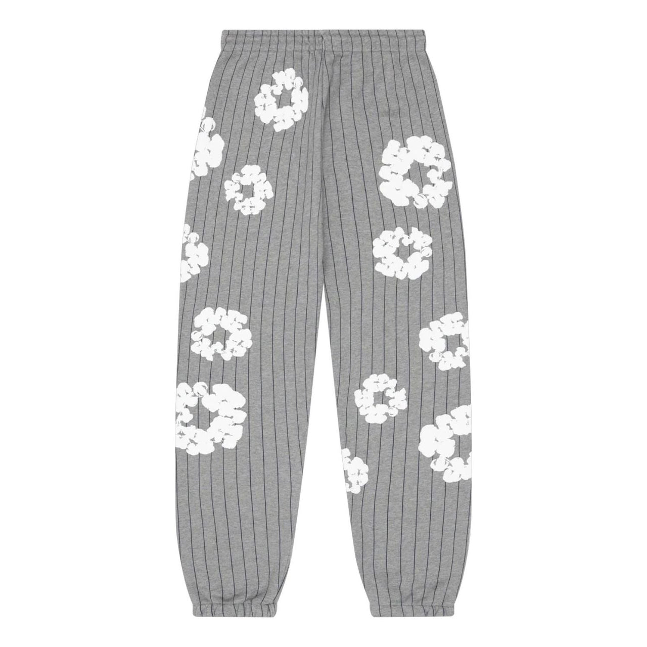 Denim Tears Pinstripe Wreath Sweatpants 'Grey' FW25BAS11282029