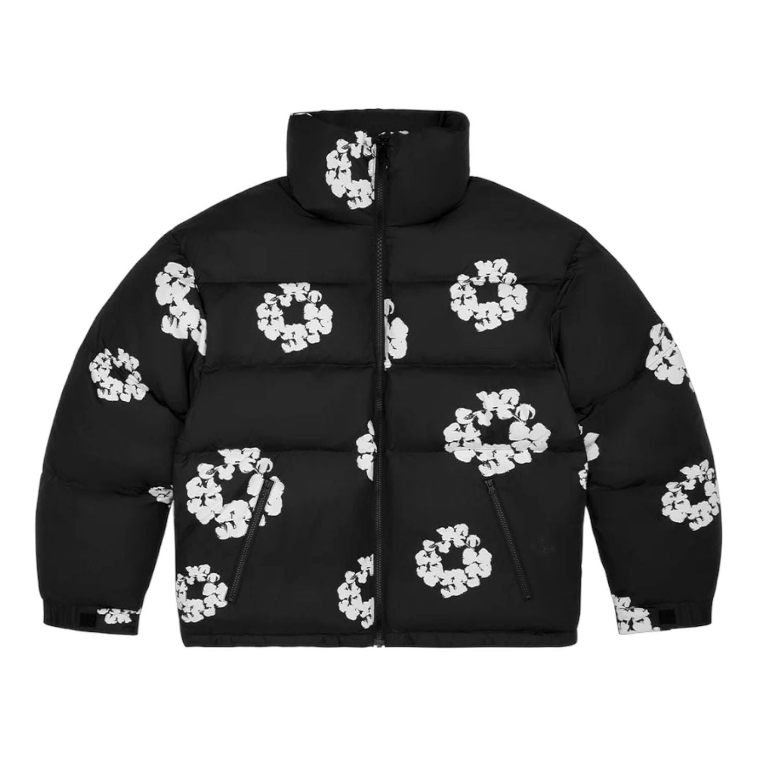 Denim Tears Cotton Wreath Puffer Jacket 'Black' FW25ODP11842113