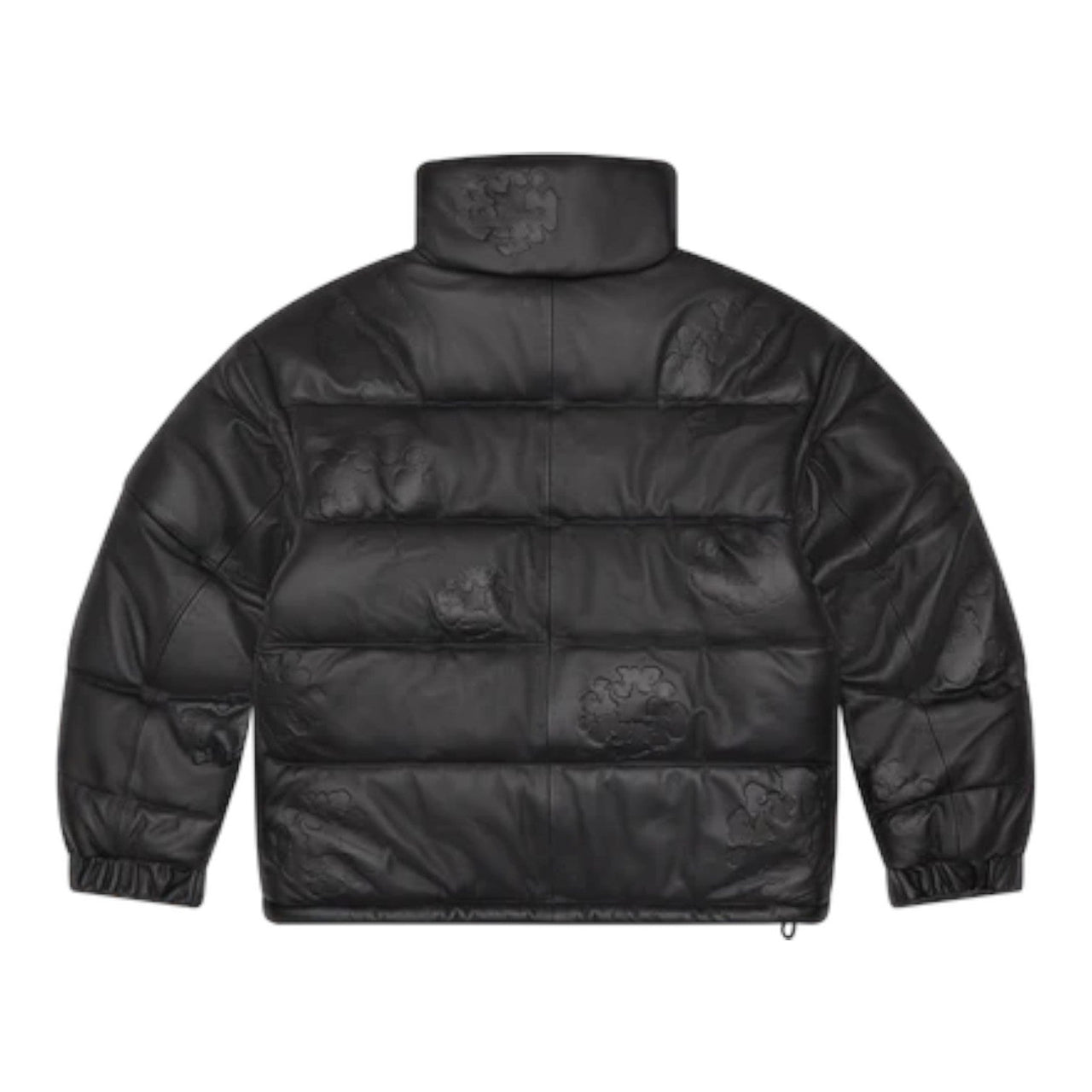 Denim Tears Embossed Leather Wreath Puffer 'Black' FW25ODP11362061