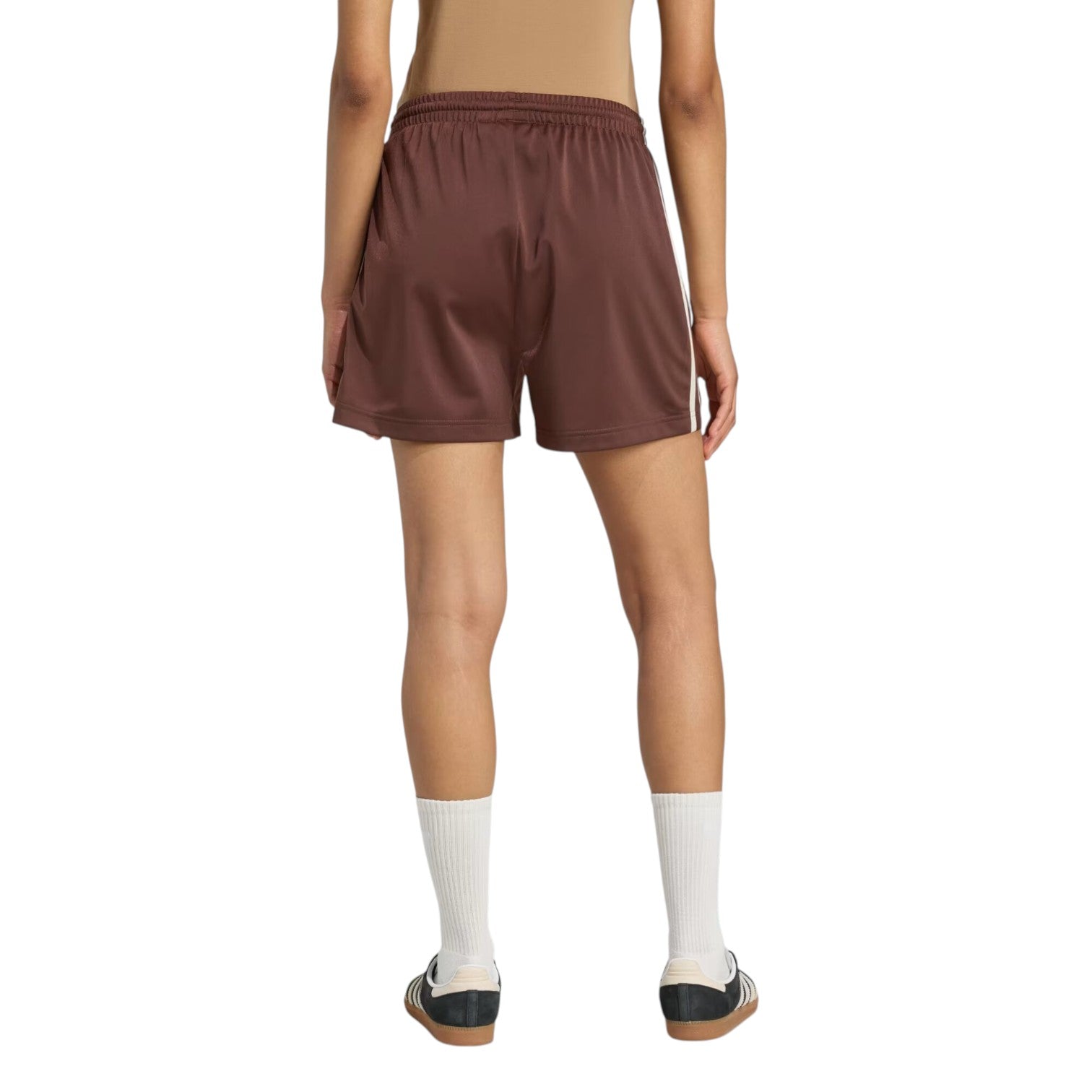 (WMNS) adidas Firebird Shorts Asia Sizing 'Auburn Cream White' KD2545
