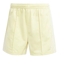 (WMNS) adidas Firebird Shorts Asia Sizing 'Powder Yellow' JD0820