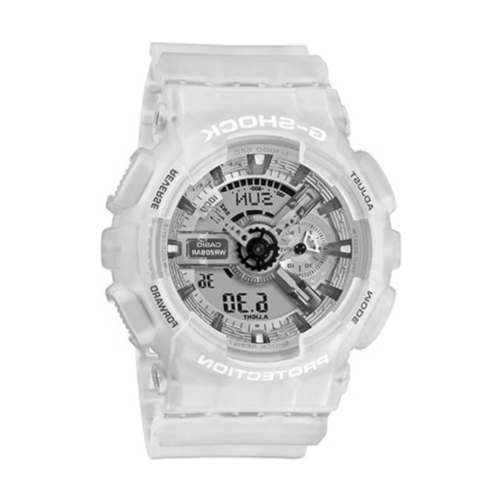 CASIO G-Shock Analog-Digital 'White' GA-110LS-7APRE