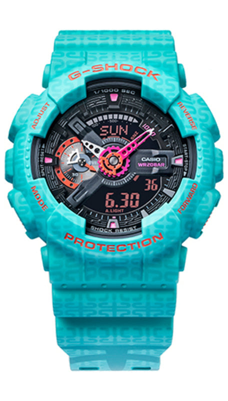 CASIO G-Shock Analog-Digital 'Green Blue' GA-110SGG-3APJR