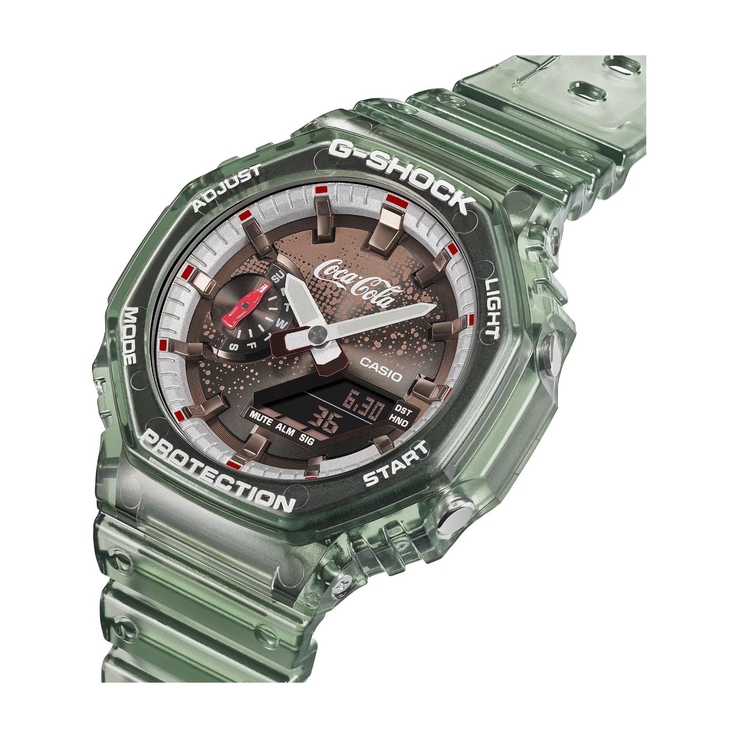 CASIO x Coca-Cola 2100-Series G-Shock 'Green' GA-2100CC-3A