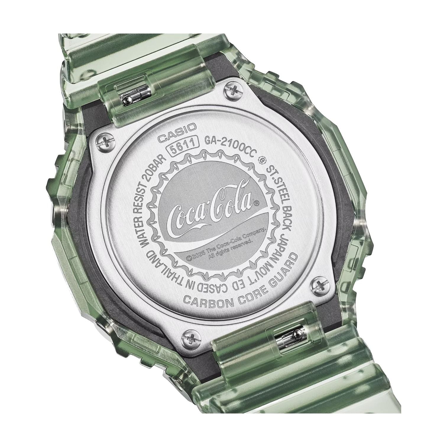 CASIO x Coca-Cola 2100-Series G-Shock 'Green' GA-2100CC-3A