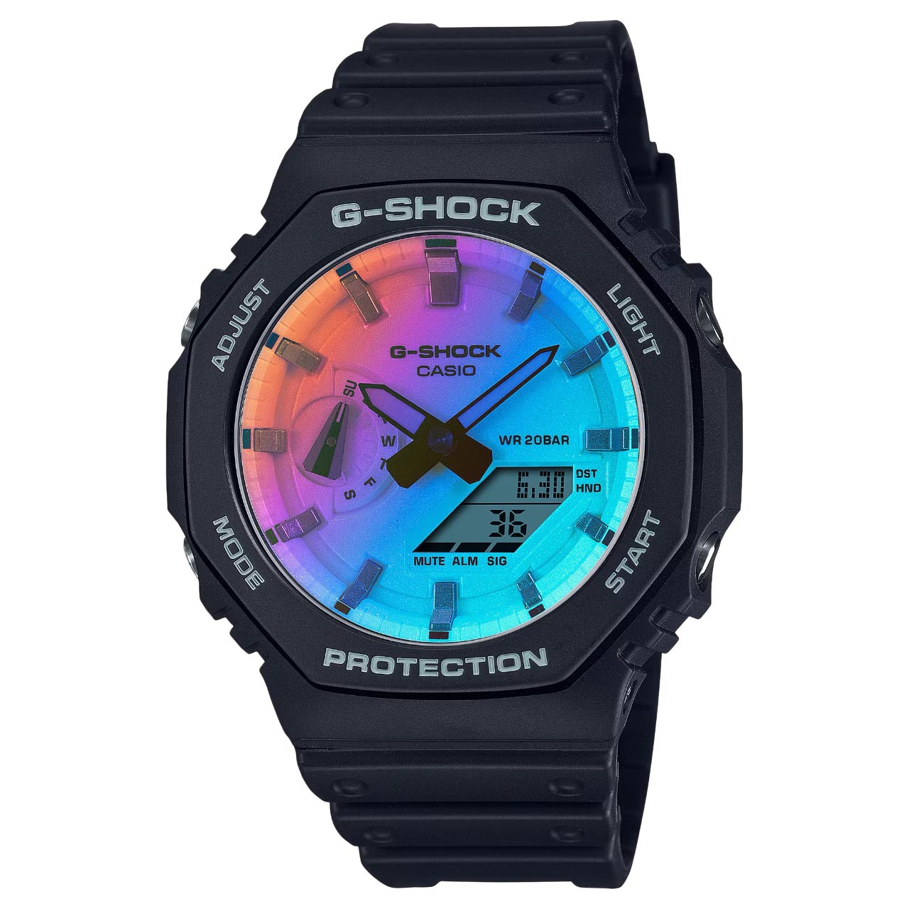 CASIO G-Shock Analog-Digital 'Black' GA-2100SR-1APR