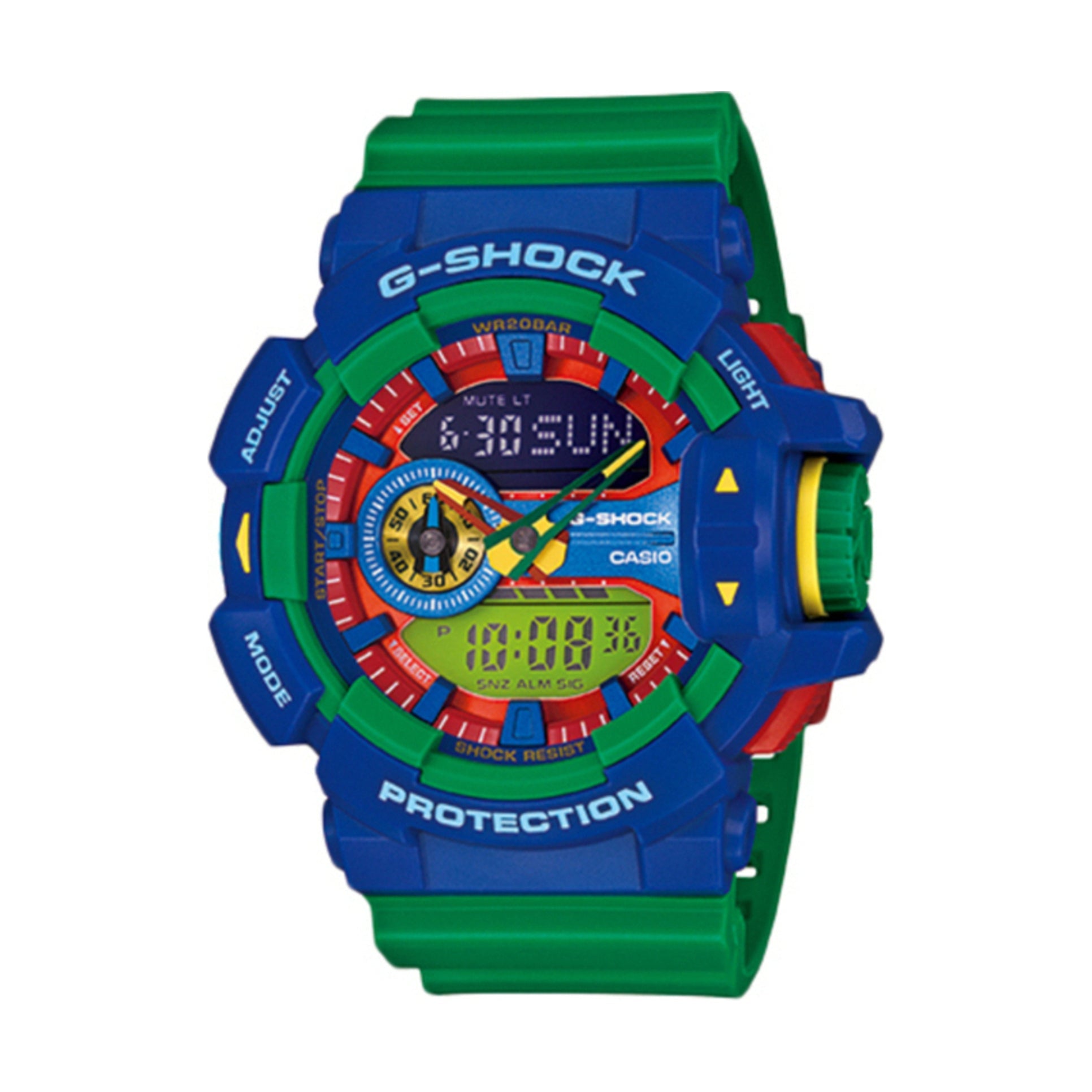 CASIO G-Shock Digital 'Blue Green' GA-400-2