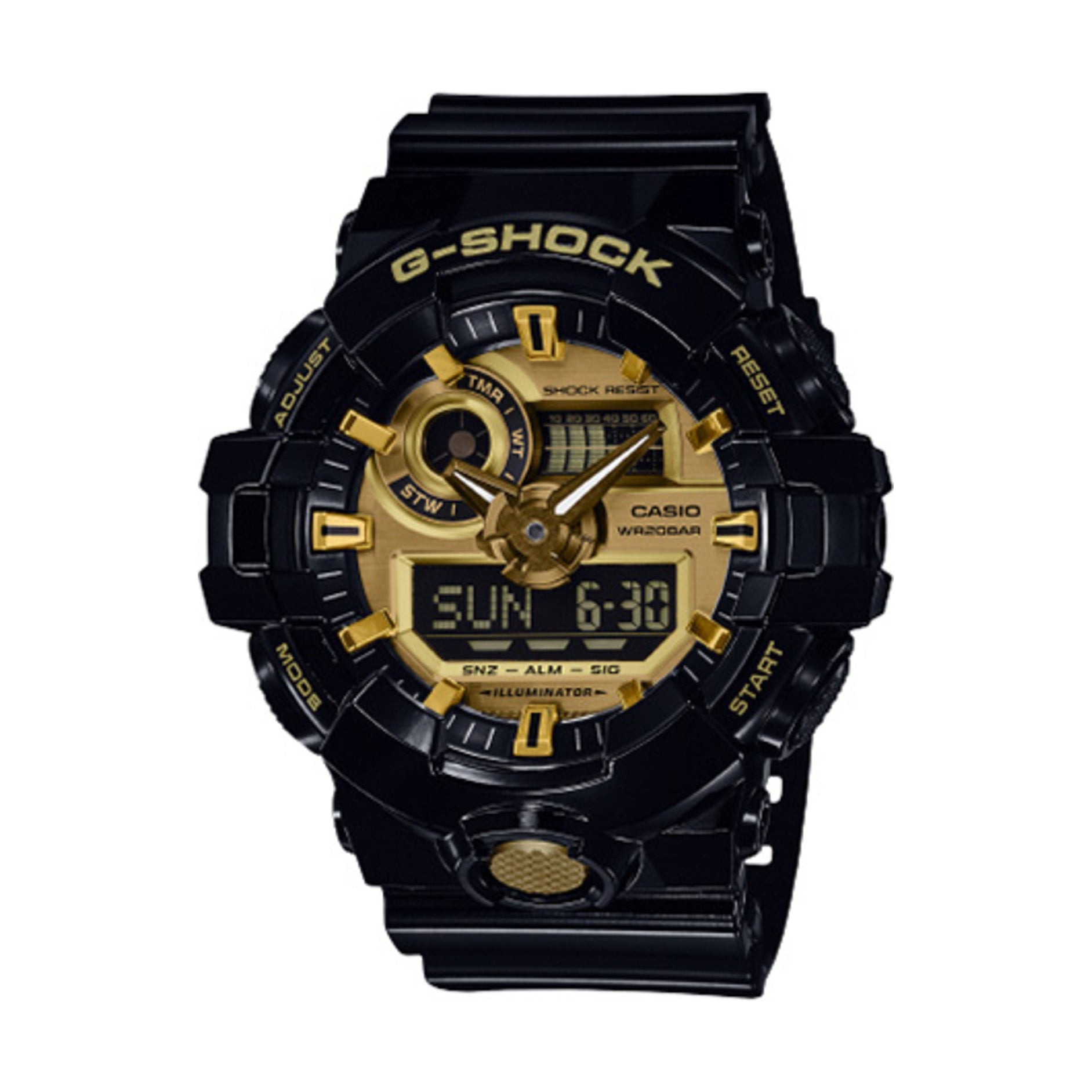 CASIO G-Shock Analog-Digital 'Black Gold' GA-710GB-1A