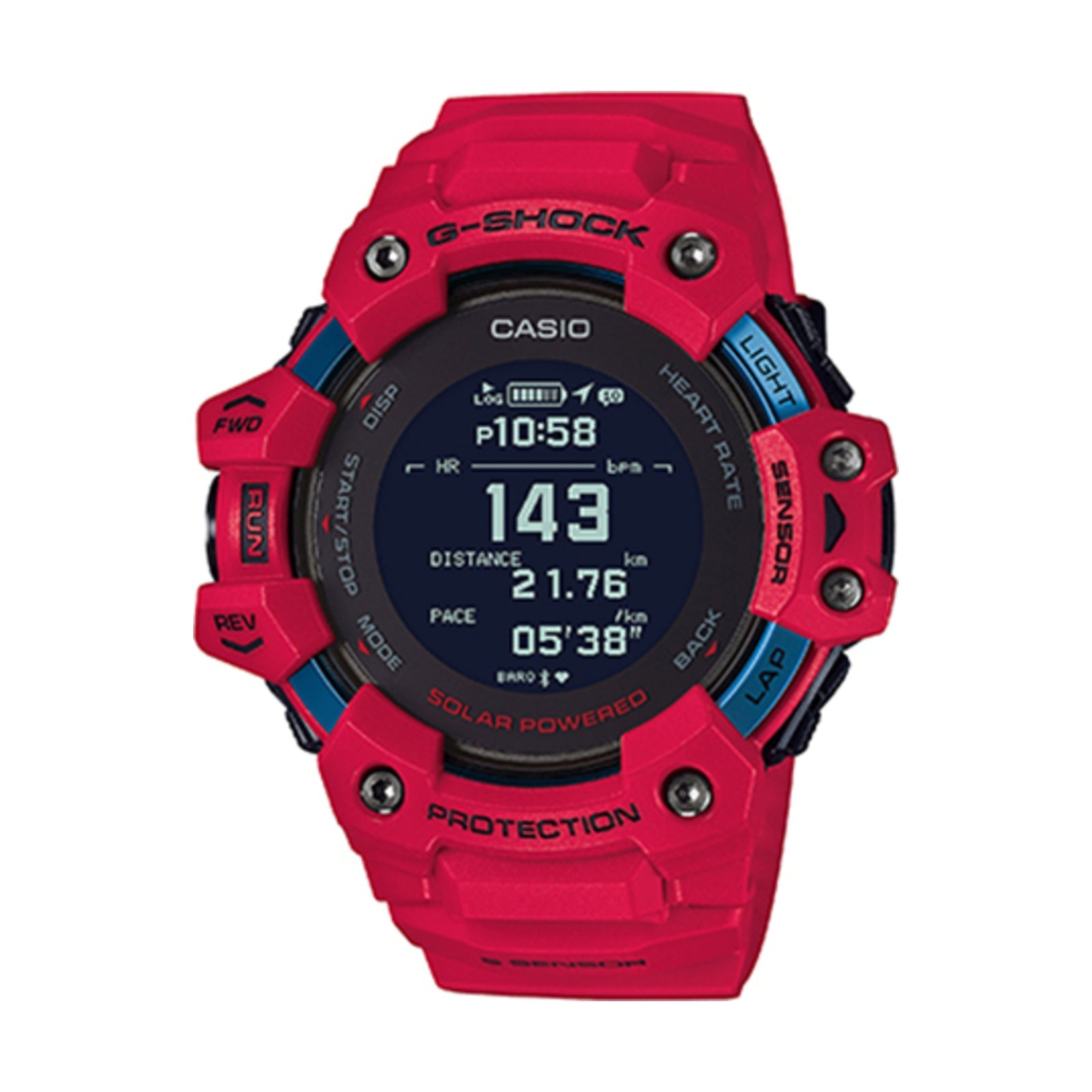 CASIO G-Shock Digital 'Red' GBD-H1000-4PRD