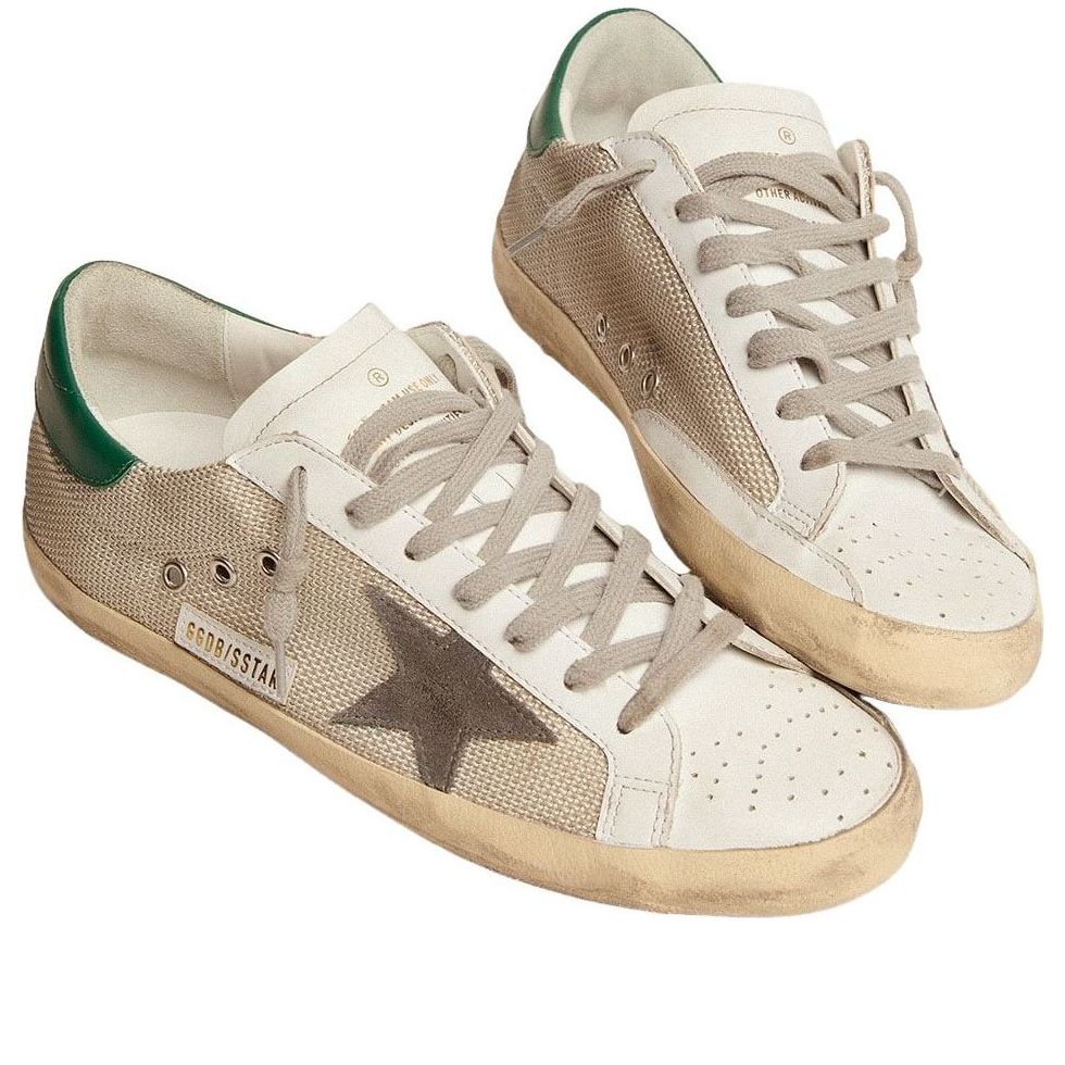 Golden Goose Super-Star 'Light Silver Grey' GMF00101-F002686-70215