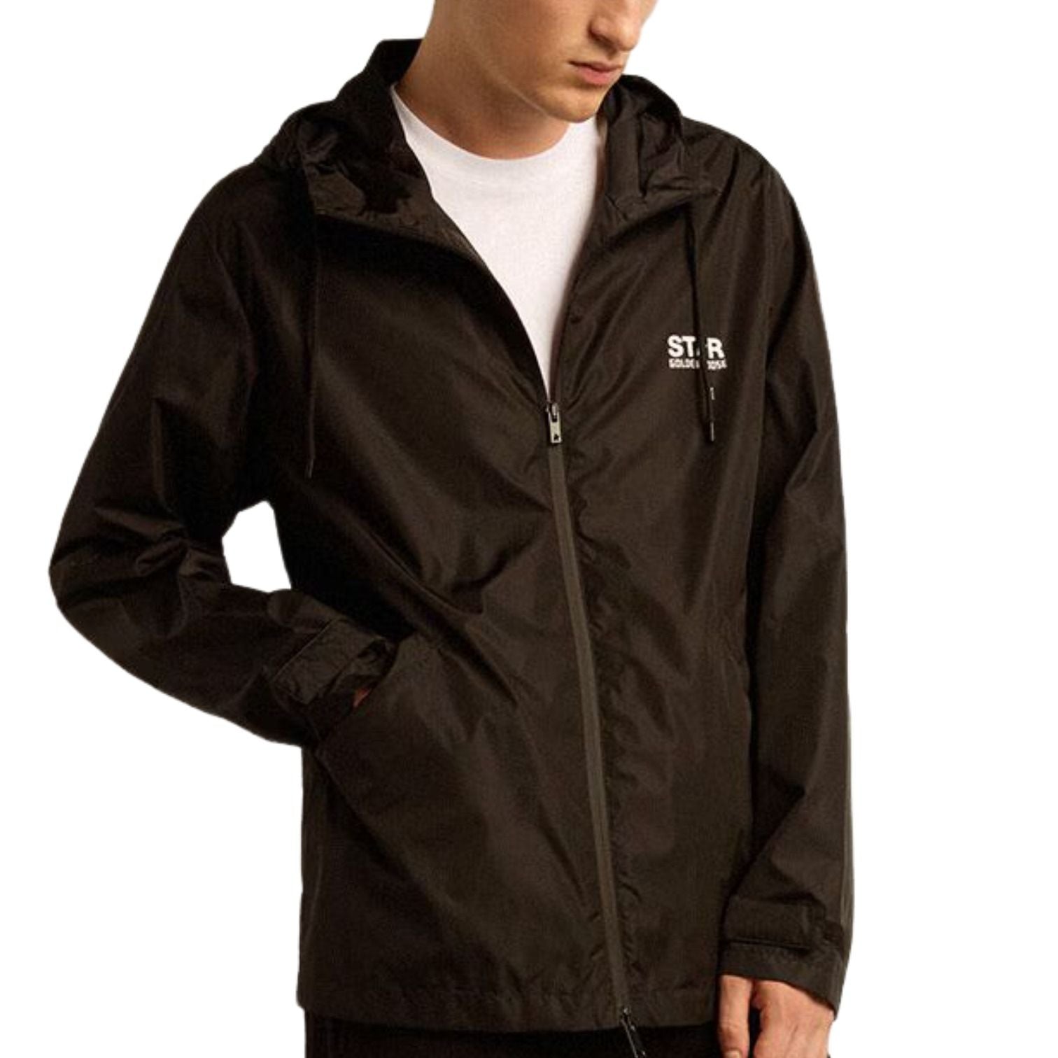 Golden Goose Windbreaker Jumper Jacket 'Black' GMP01032-P000596-80203