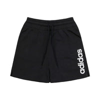(WMNS) adidas Essentials Linear French Terry Shorts Asia Sizing 'Black White' IC4442