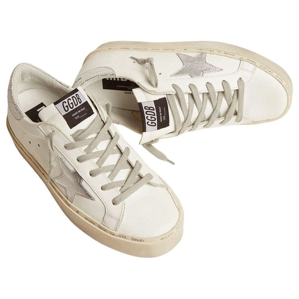 (WMNS) Golden Goose Hi Star 'White Silver' GWF00118-F000329-80185
