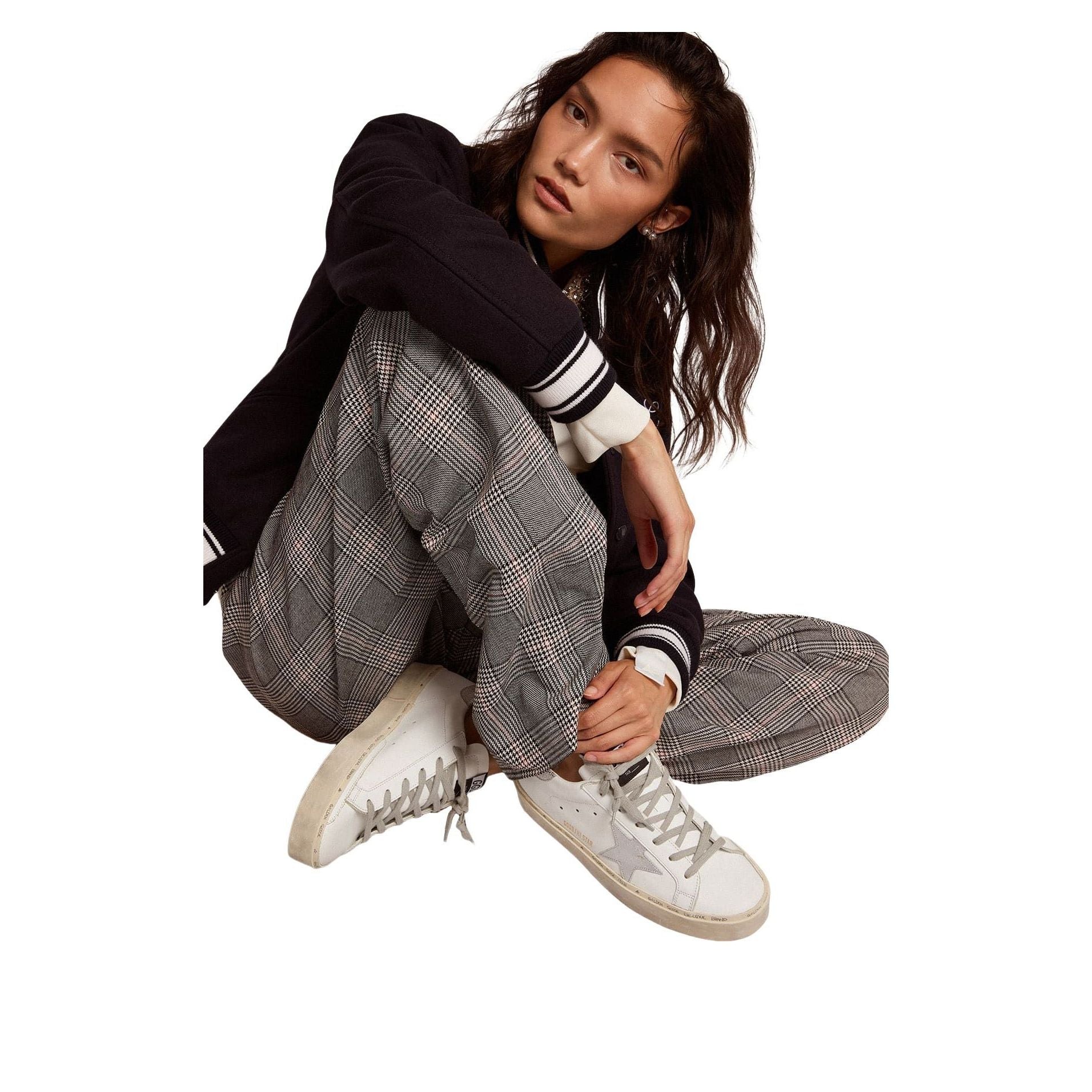(WMNS) Golden Goose Hi Star 'White Silver' GWF00118-F000329-80185