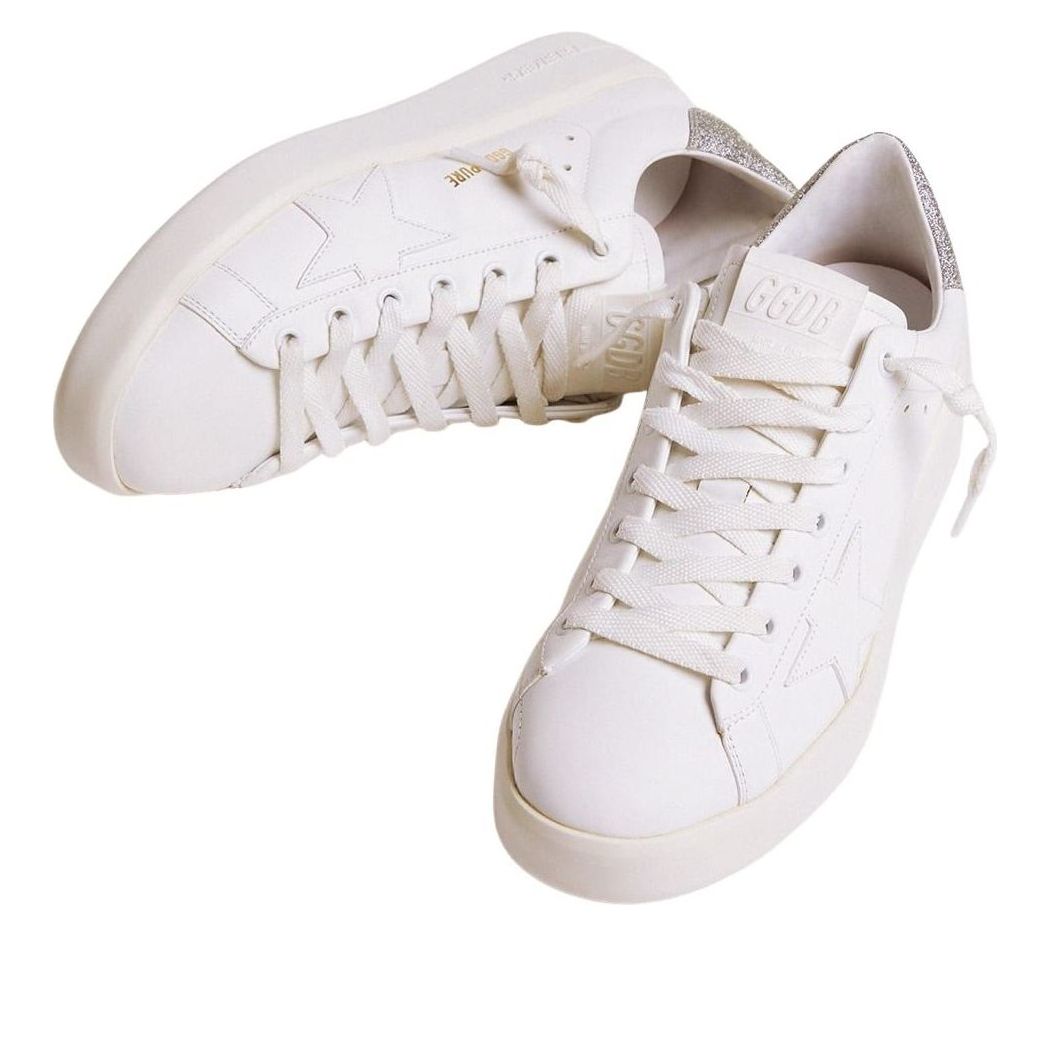 (WMNS) Golden Goose Pure Star Glitter 'White Silver' GWF00197-F000538-80185