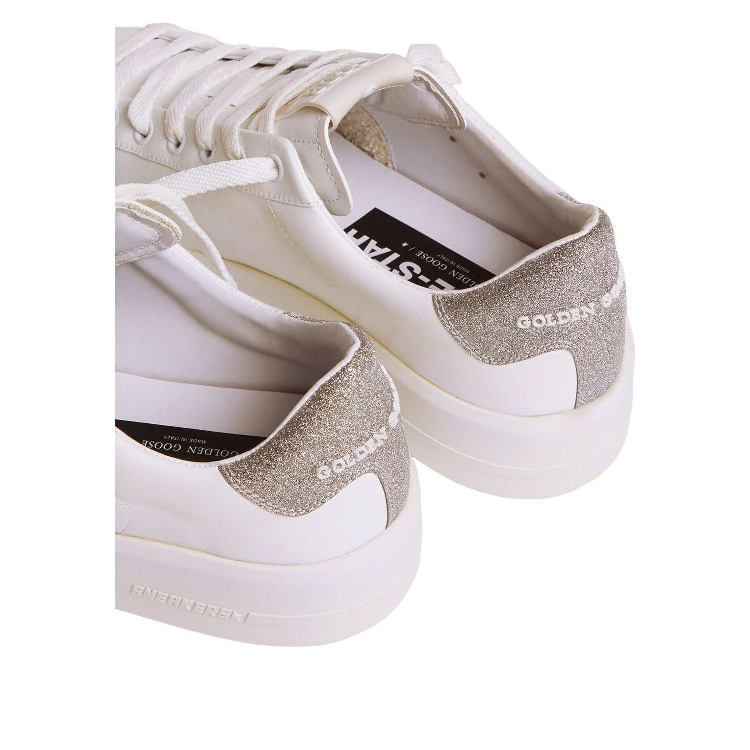 (WMNS) Golden Goose Pure Star Glitter 'White Silver' GWF00197-F000538-80185