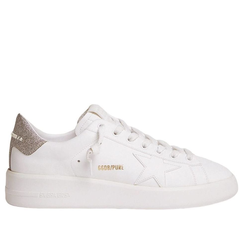 (WMNS) Golden Goose Pure Star Glitter 'White Silver' GWF00197-F000538-80185