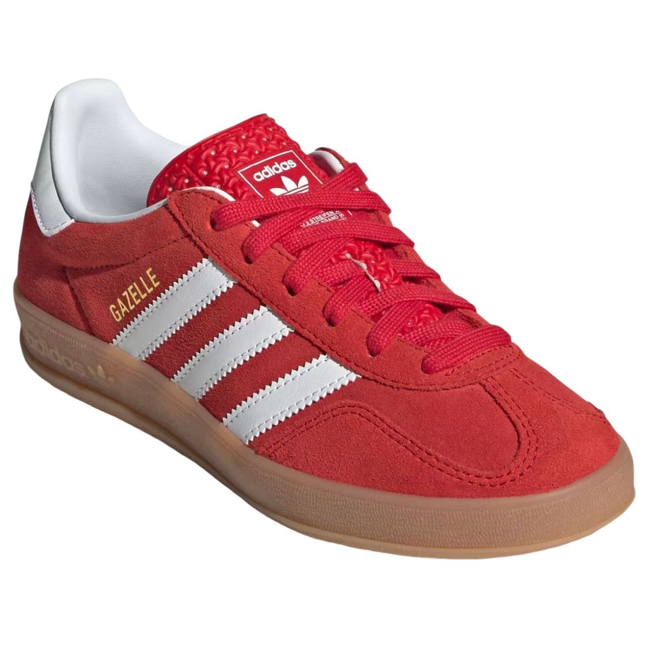 (GS) adidas Gazelle Indoor 'Better Scarlet Cloud White Gum' JS3801