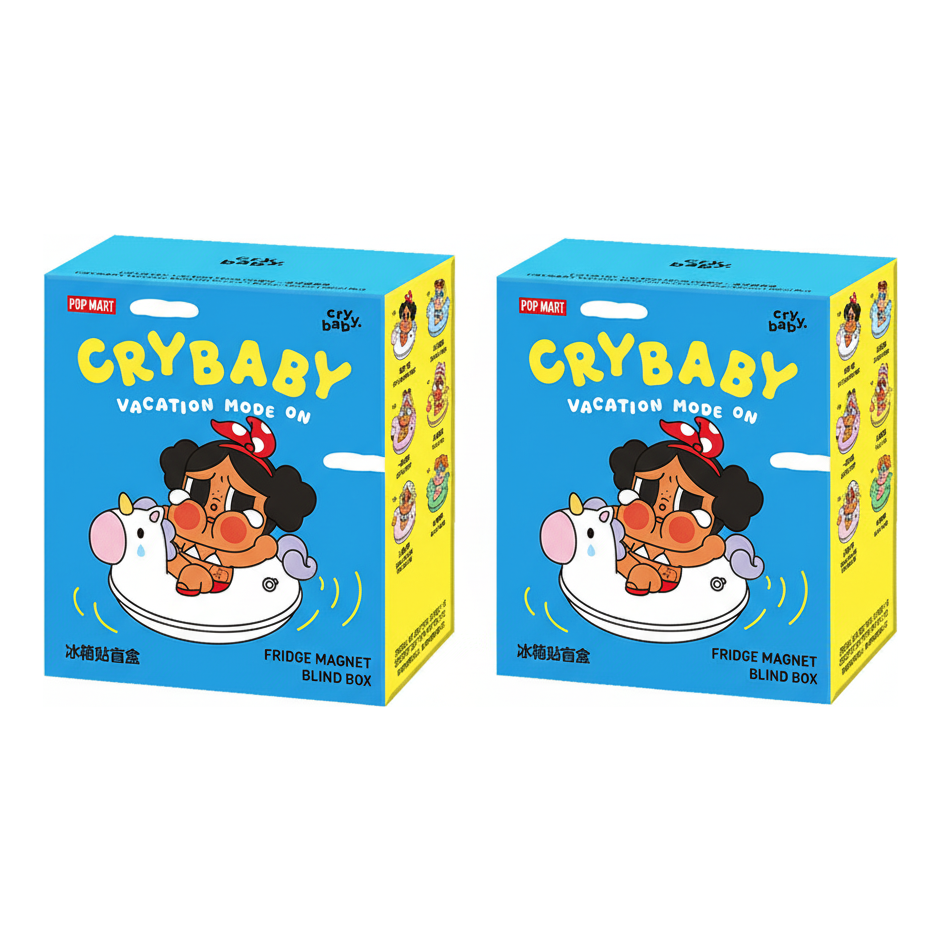 Pop Mart CRYBABY Vacation Mode On Series Fridge Magnet Sealed Cases (2 Blind Boxes) PPMT-2510-0052-991577449