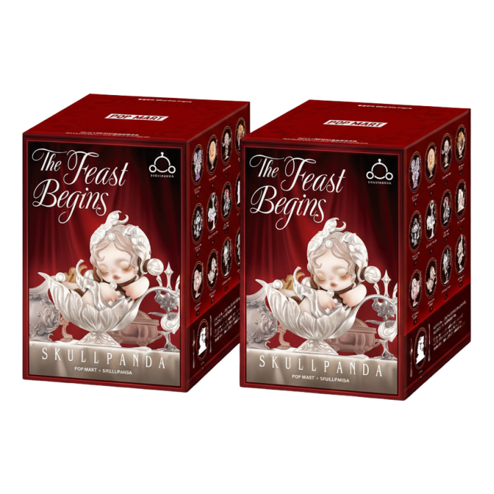 Pop Mart SKULLPANDA The Feast Begins Series Figures Sealed Cases (2 Blind Boxes) PPMT-2510-0053-991615980