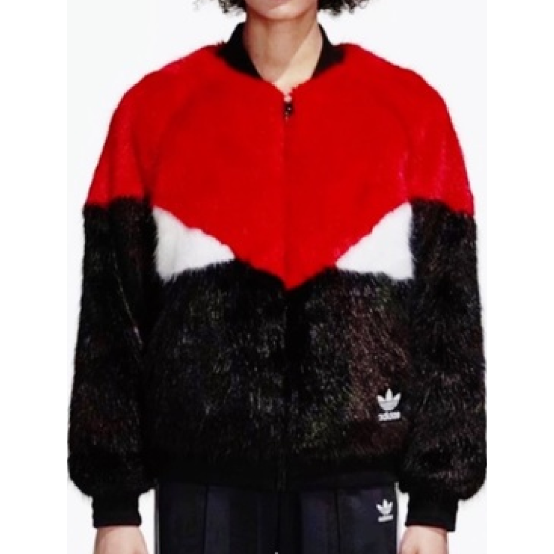 (WMNS) adidas CLRDO FUR JACKET 'RED' DH4576