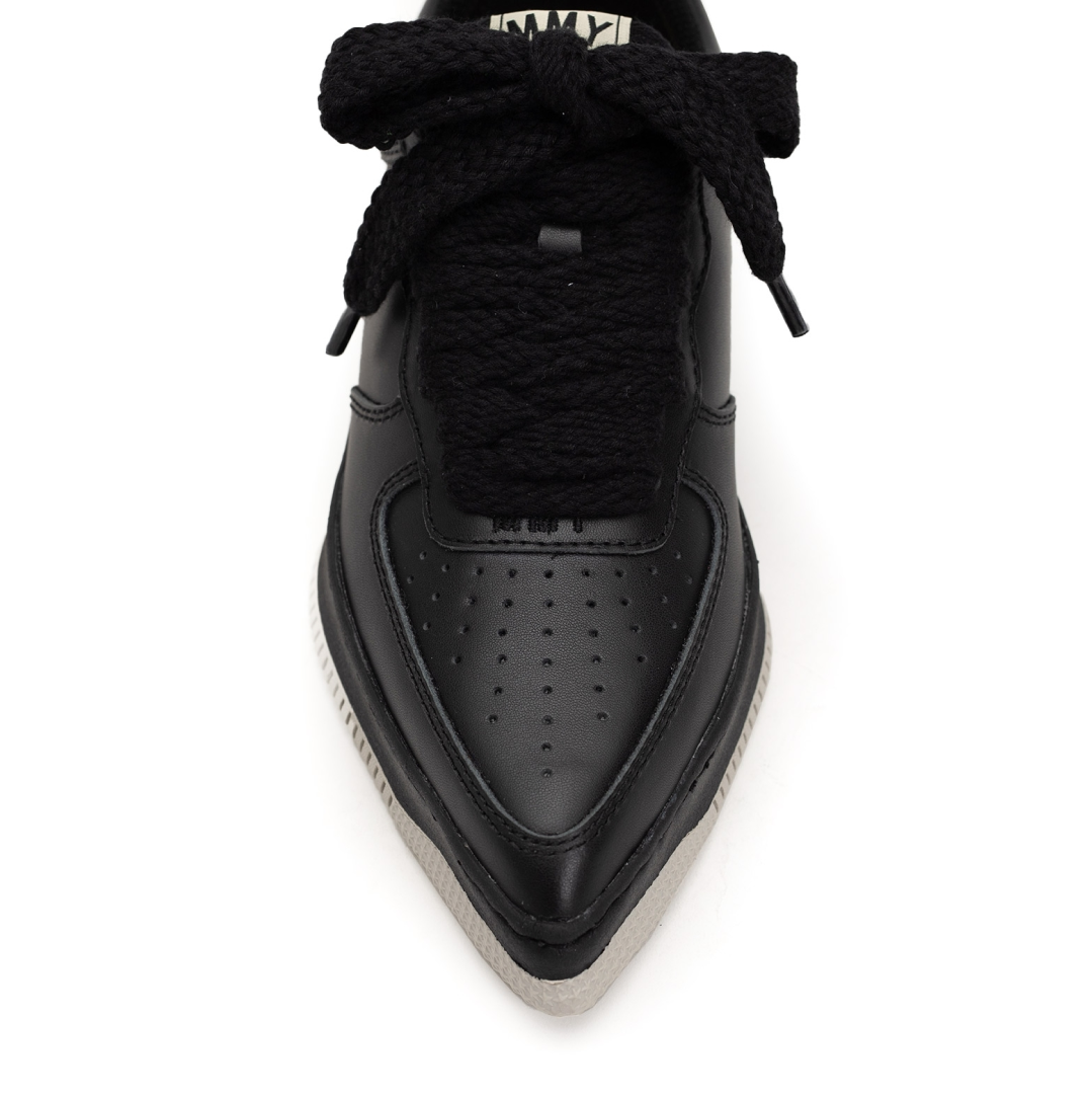 Maison MIHARA YASUHIRO ROSY OG Sole Leather Low-top Sneaker 'Black' B08FW702-BLKBLK