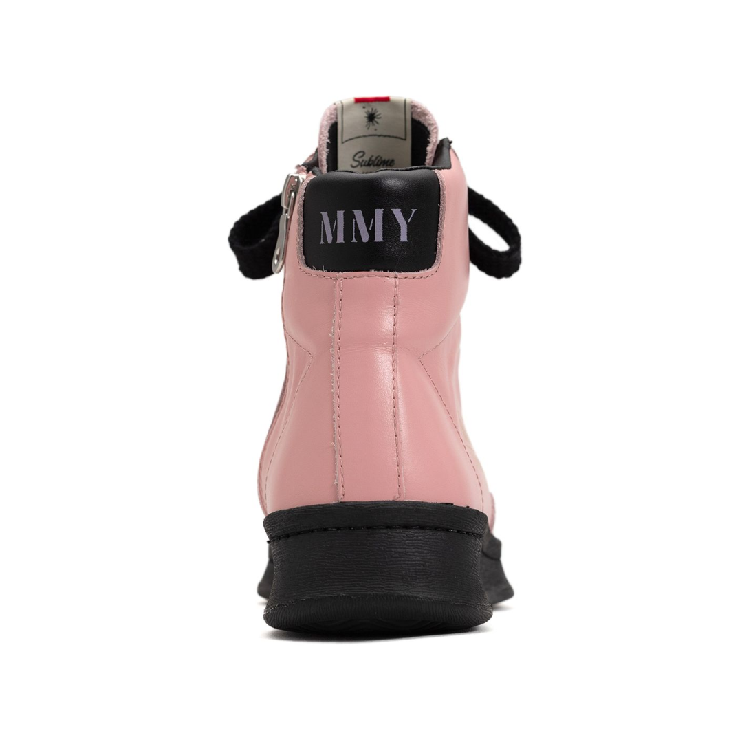 Maison MIHARA YASUHIRO DANDE OG Sole Leather High-top Sneaker 'Pink' B09FW701-PNK
