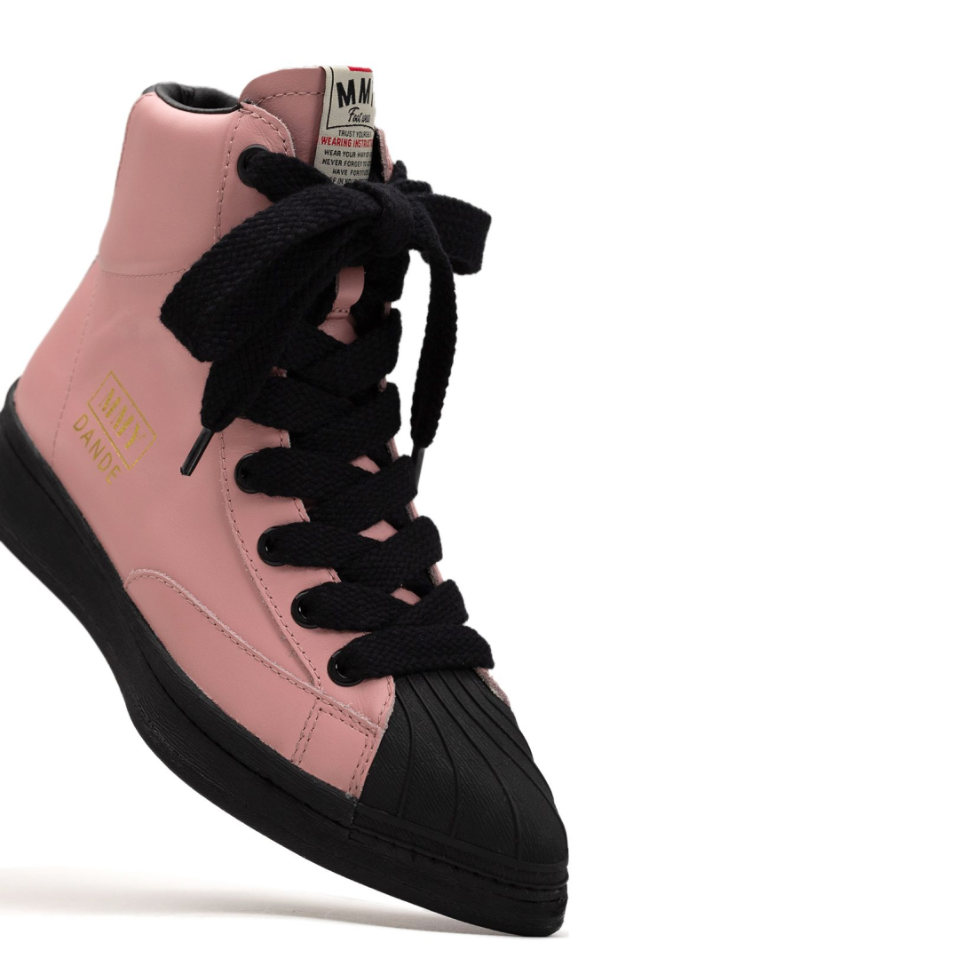 Maison MIHARA YASUHIRO DANDE OG Sole Leather High-top Sneaker 'Pink' B09FW701-PNK