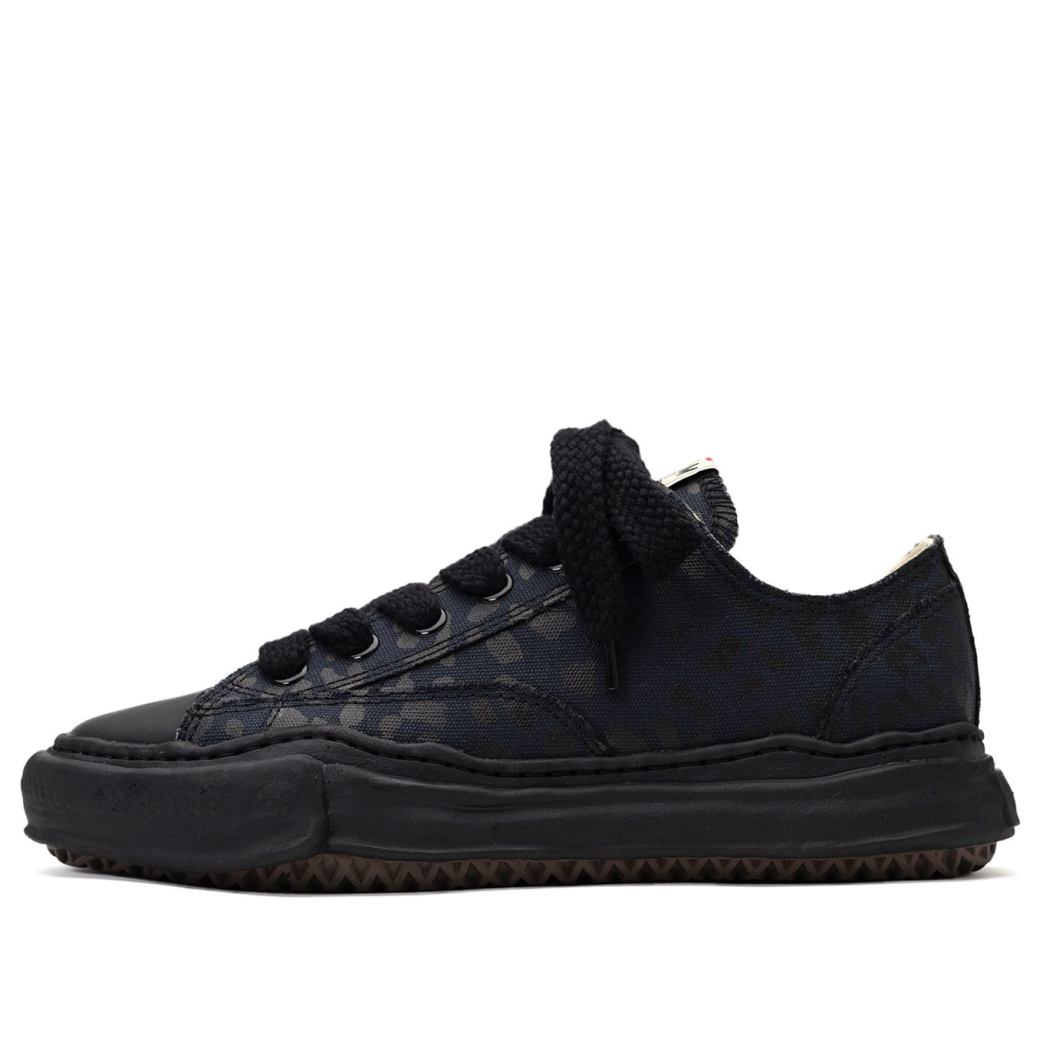 Maison MIHARA YASUHIRO PETERSON OG Sole Leopard Canvas Low-top Sneaker 'Black' A10FW716-BLK