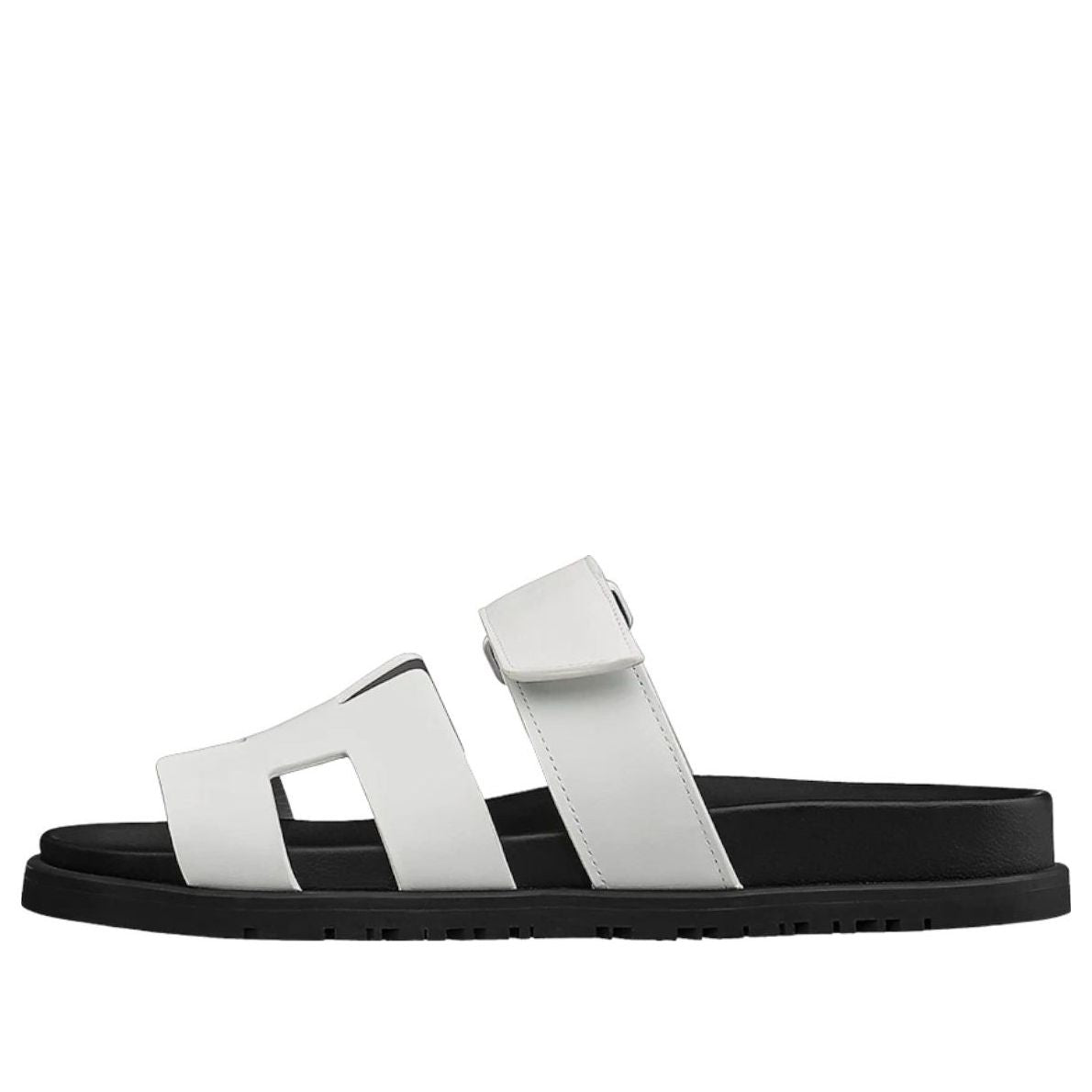 (WMNS) HERMES Chypre Sandals 'White Calfskin' H211114Z-90