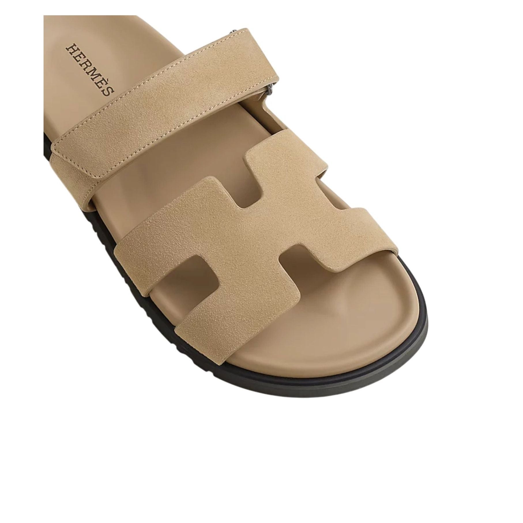 (WMNS) HERMES Chypre Sandals 'Beige Suede' H222297Z-5K