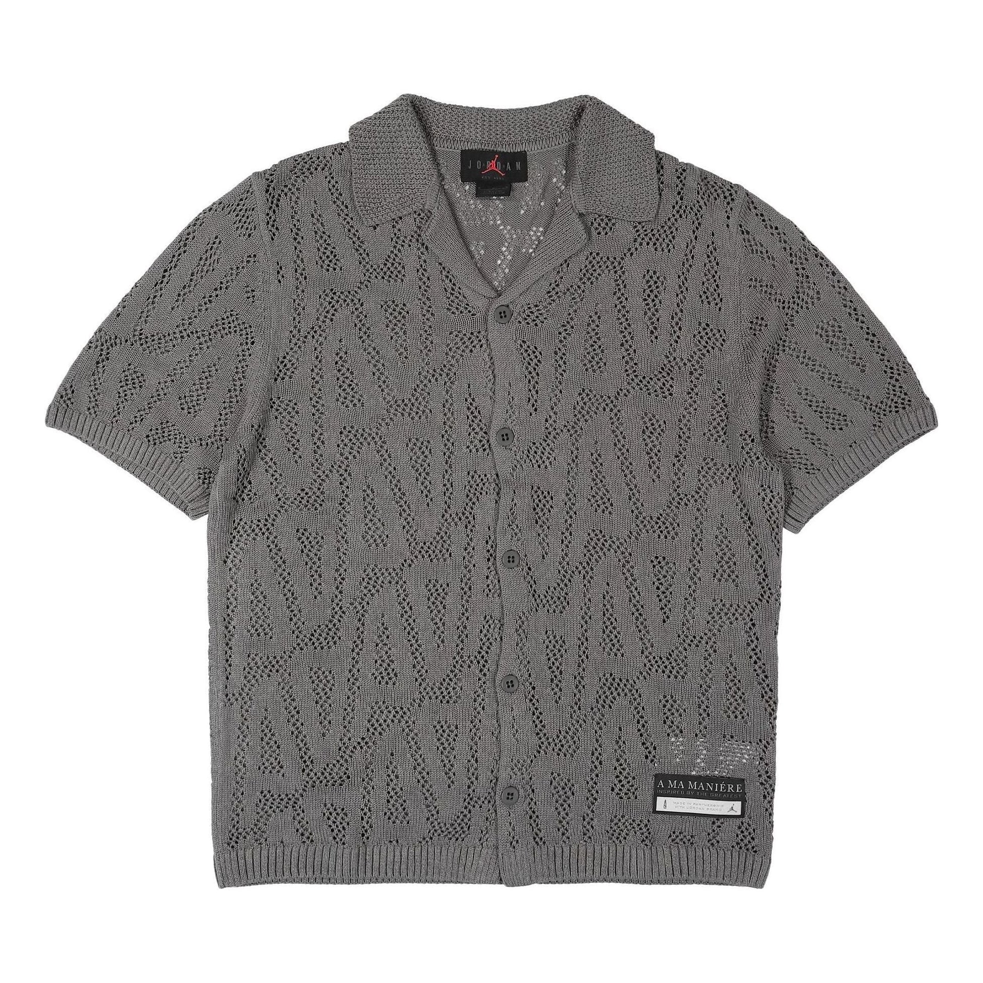 Air Jordan x A Ma Maniere Shooting Shirt Asia Sizing 'Flat Pewter' HF0535-029