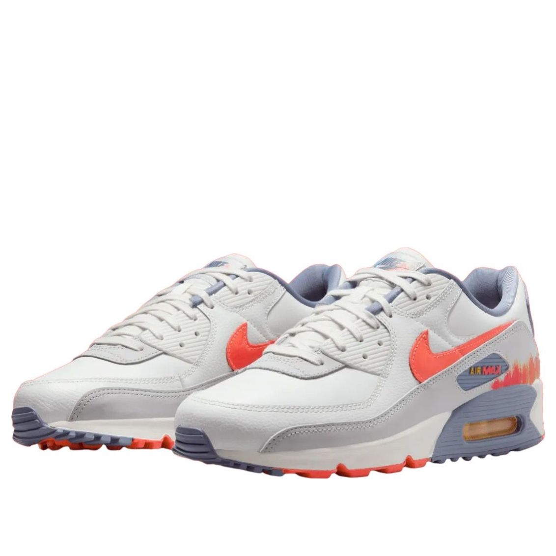 Nike Air Max 90 Premium 'Summit White Bright Crimson' HJ9147-121