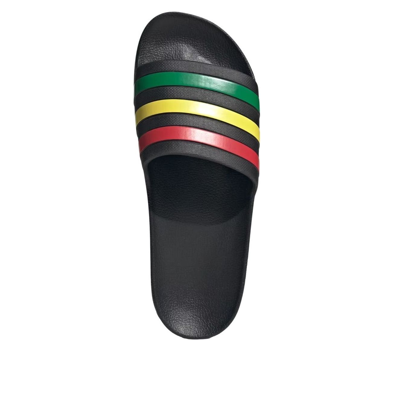 adidas Adilette Aqua Slides 'Core Black Green Ruby' HQ2449