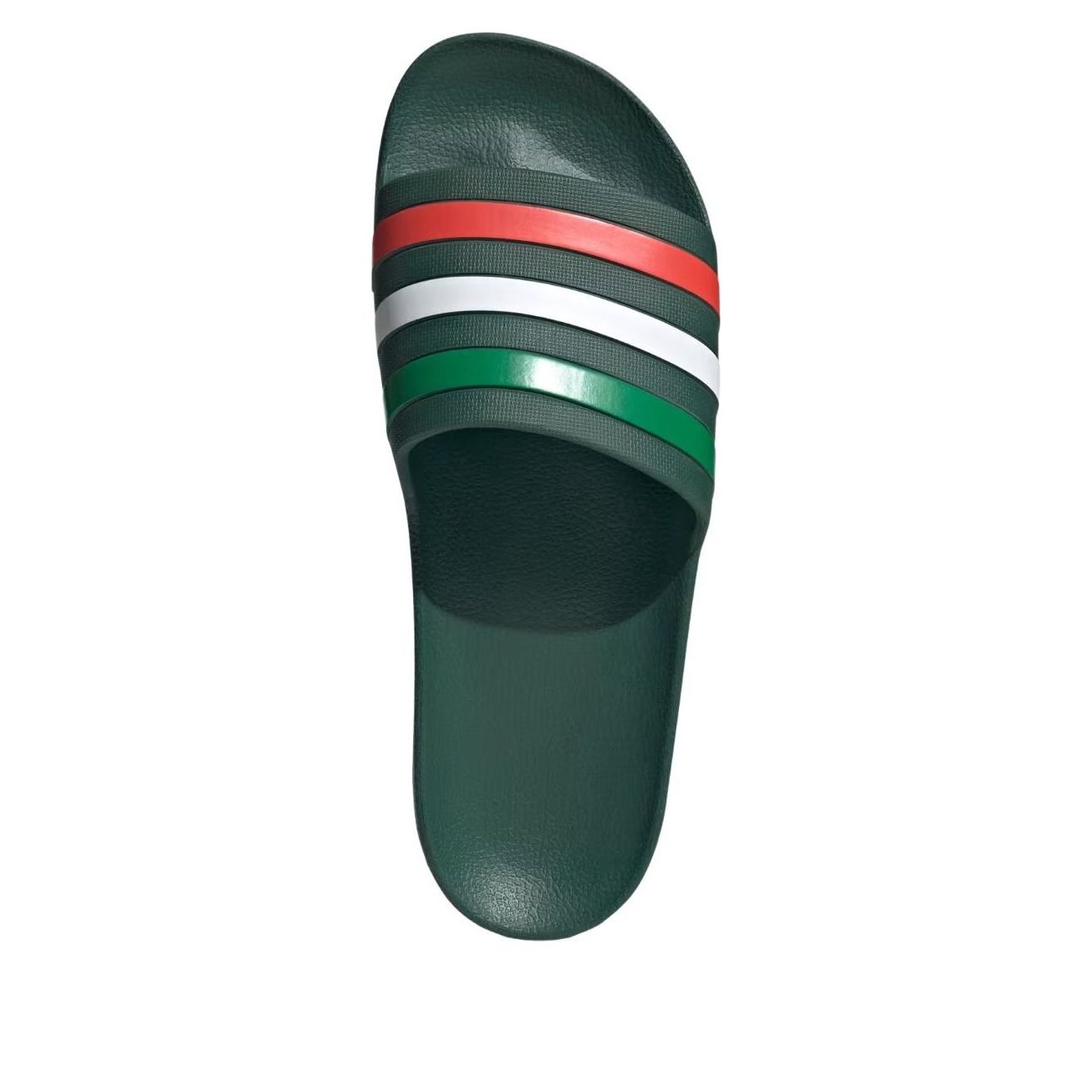 adidas Adilette Aqua Slides 'Team Dark Green Bright Red' HQ2450