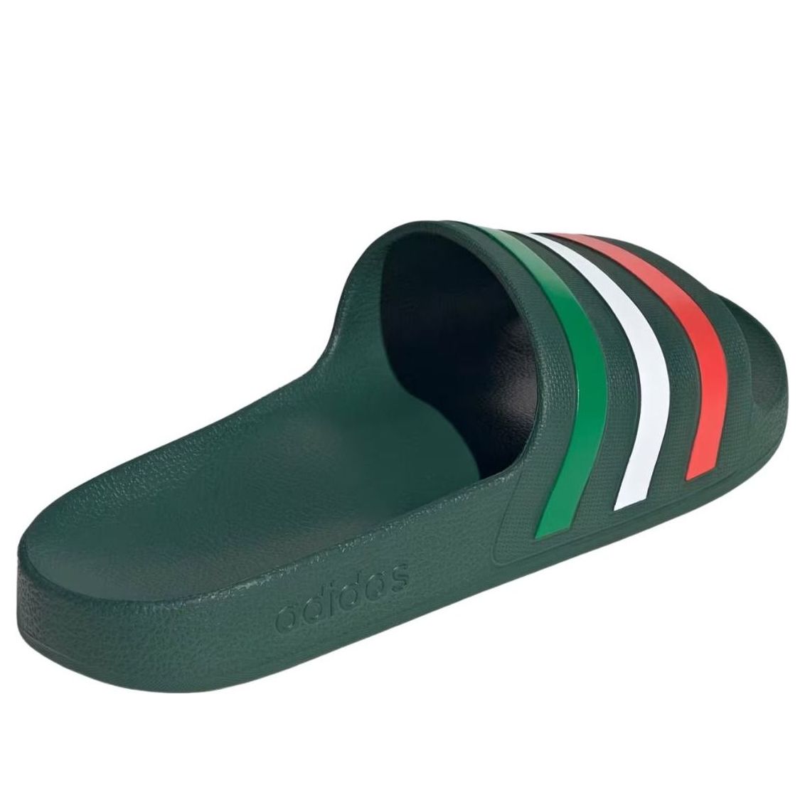 adidas Adilette Aqua Slides 'Team Dark Green Bright Red' HQ2450