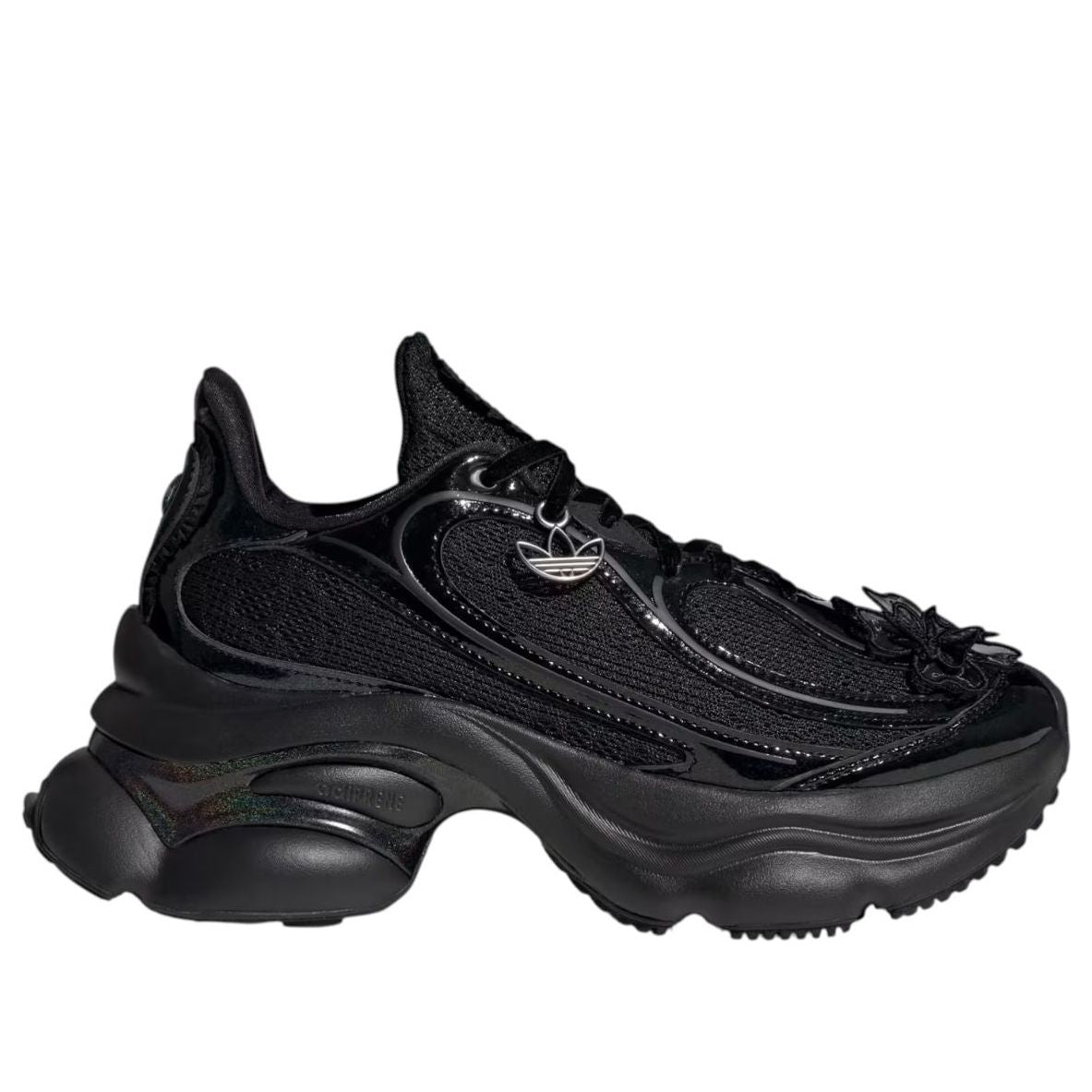 (WMNS)	adidas Ozvenuz 'Black Silver Metallic' HQ2677