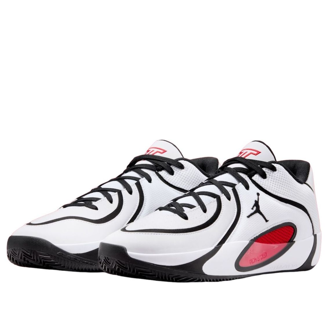 Air Jordan Tatum 4 'White Black University Red' HQ4614-101