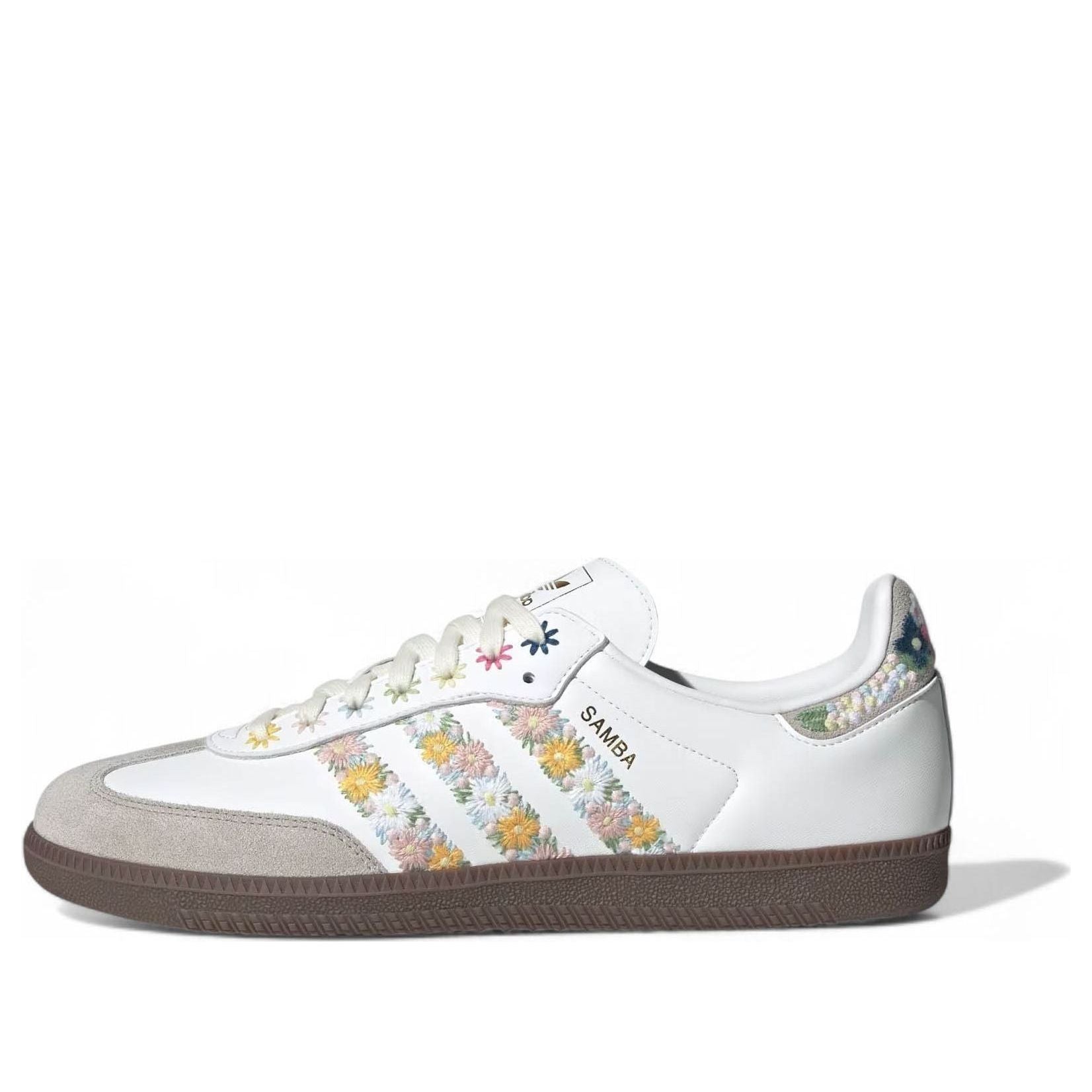 adidas Samba OG Satin 'Floral Cloud White Clear Granite' HQ5155