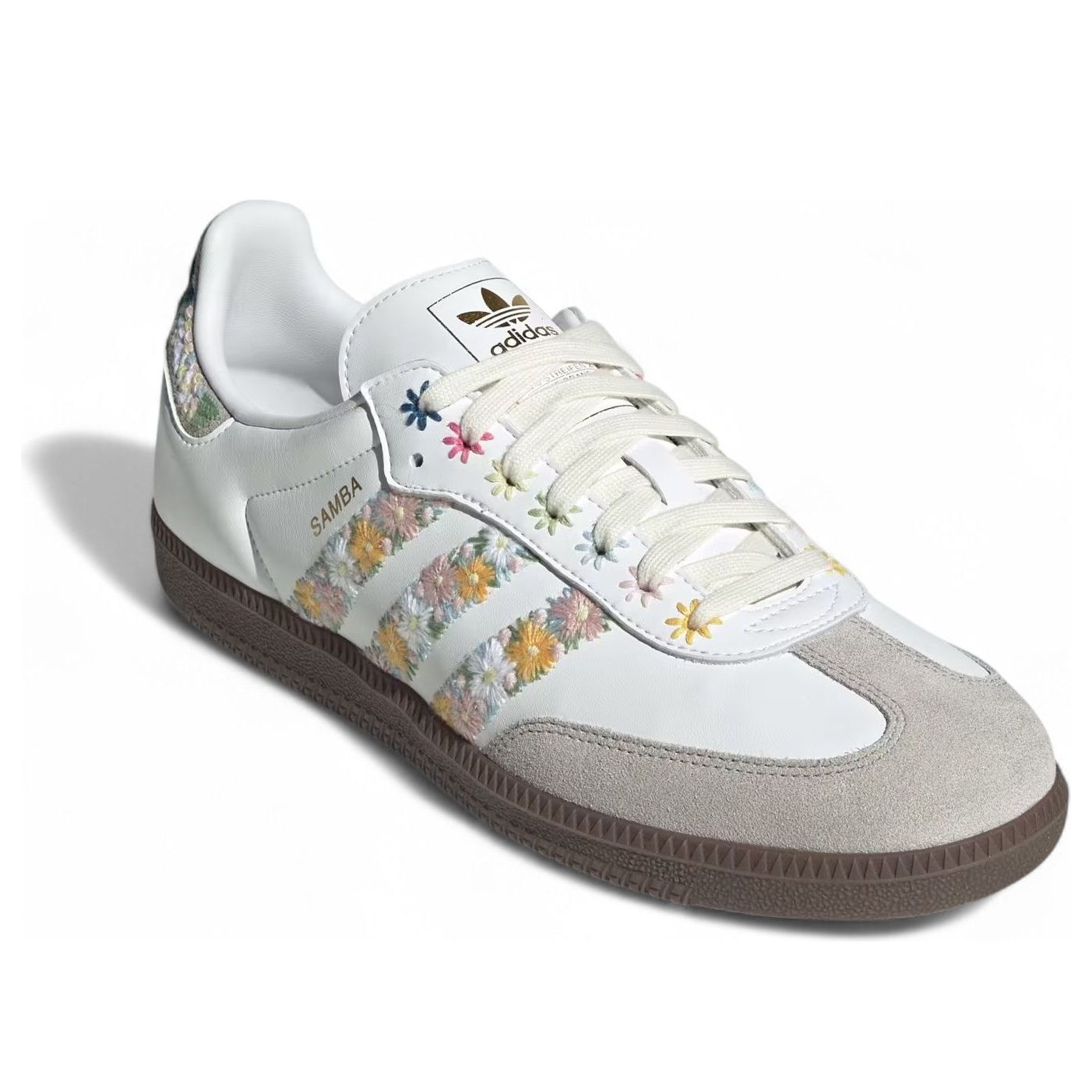 adidas Samba OG Satin 'Floral Cloud White Clear Granite' HQ5155