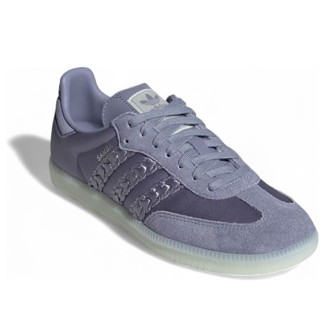 (WMNS) adidas Samba OG Satin 'Silver Violet' HQ5159