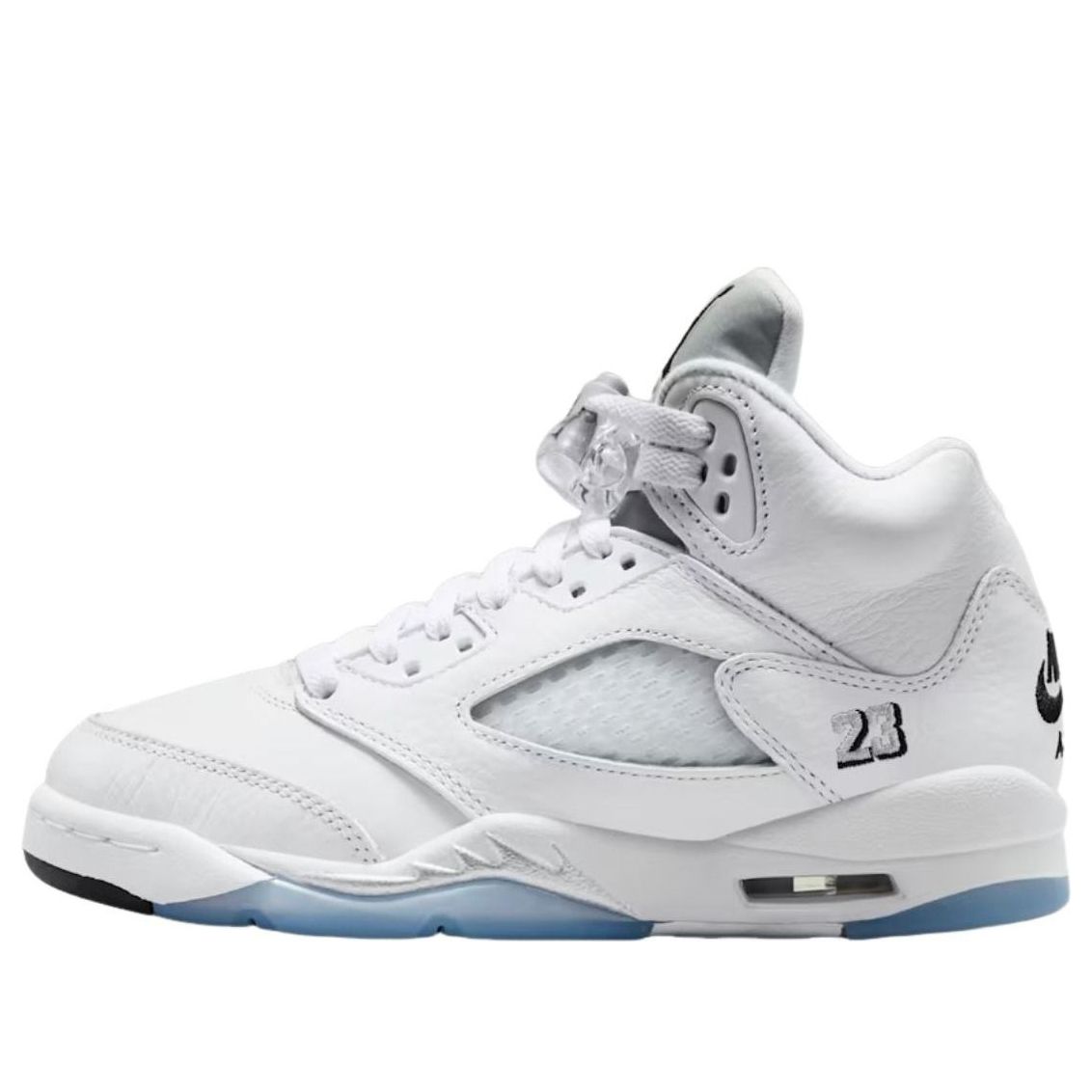 (GS) Air Jordan 5 Retro 'White Metallic' HQ7980-103