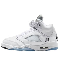 (GS) Air Jordan 5 Retro 'White Metallic' HQ7980-103