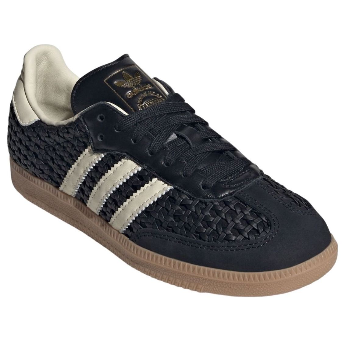 (WMNS) adidas Samba 'Basketweave Black' HQ9282