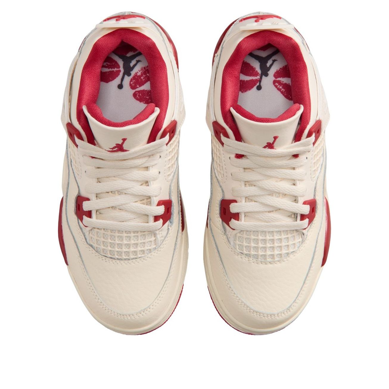 (PS) Air Jordan 4 'Pale Ivory Tough Red' HV4385-108
