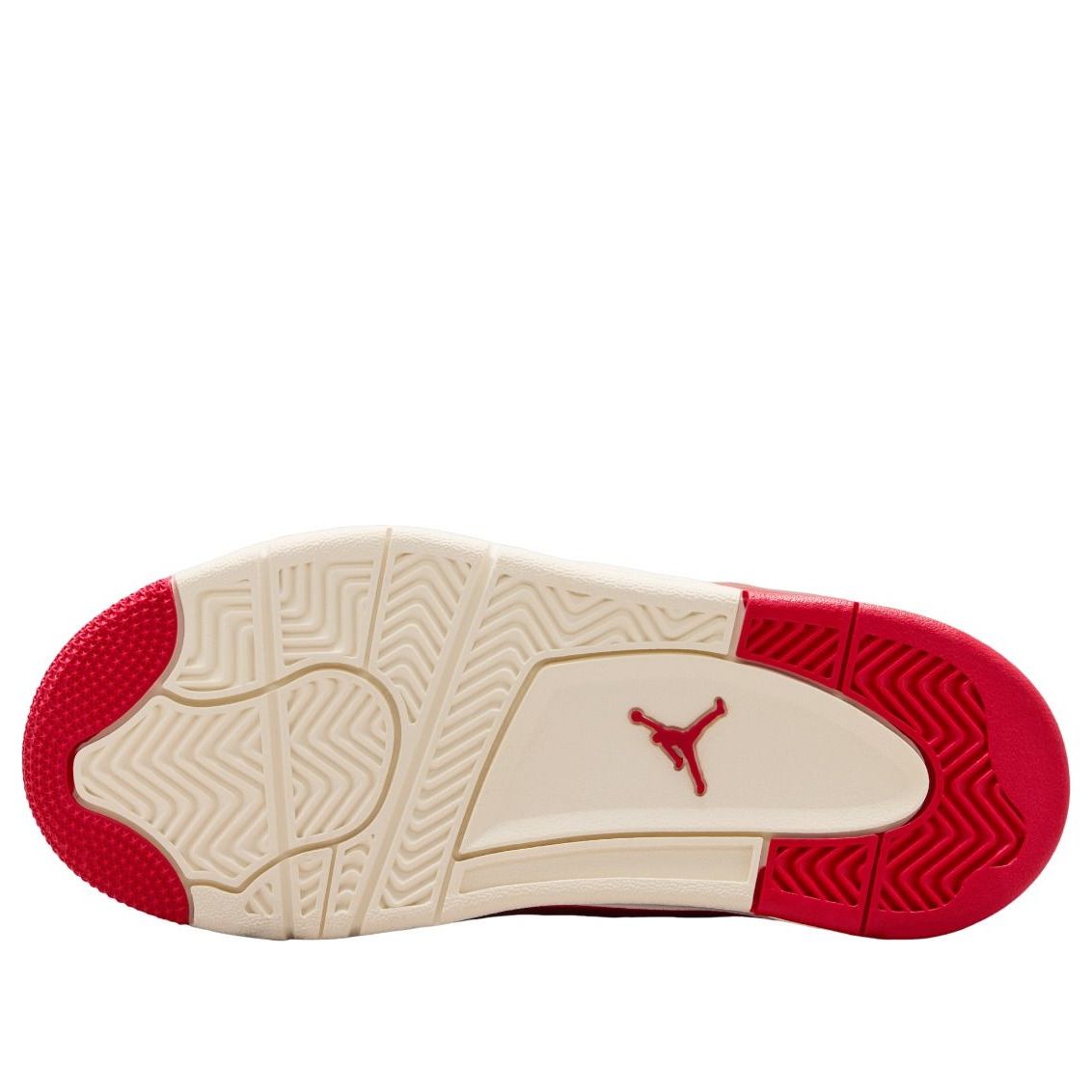 (PS) Air Jordan 4 'Pale Ivory Tough Red' HV4385-108